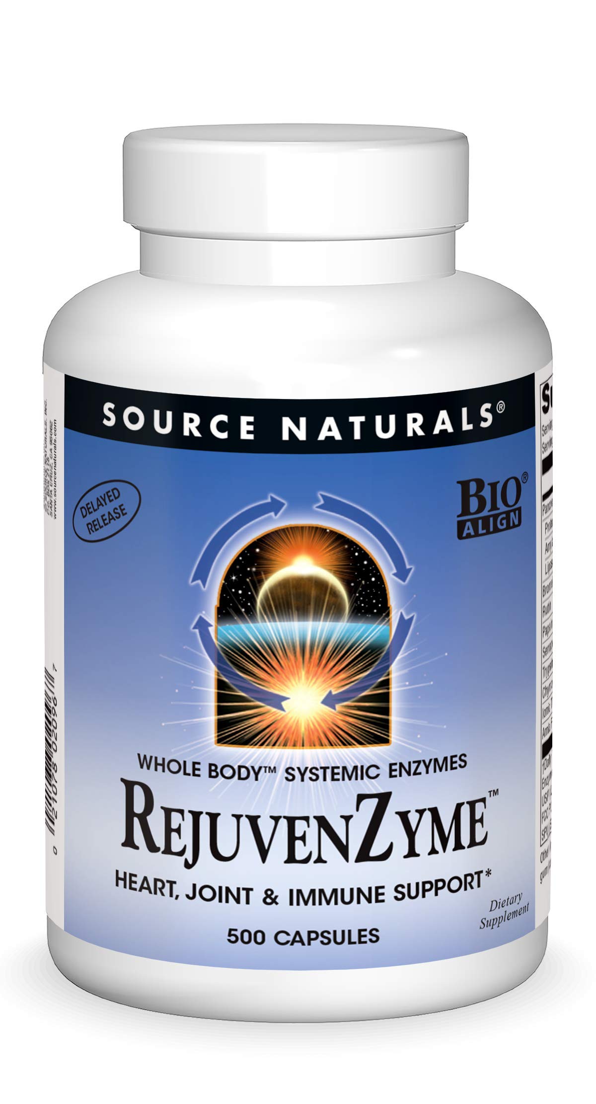 Source NaturalsRejuvenZyme - Heart, Joint & Immune Support*, 486mg - 500 Capsules