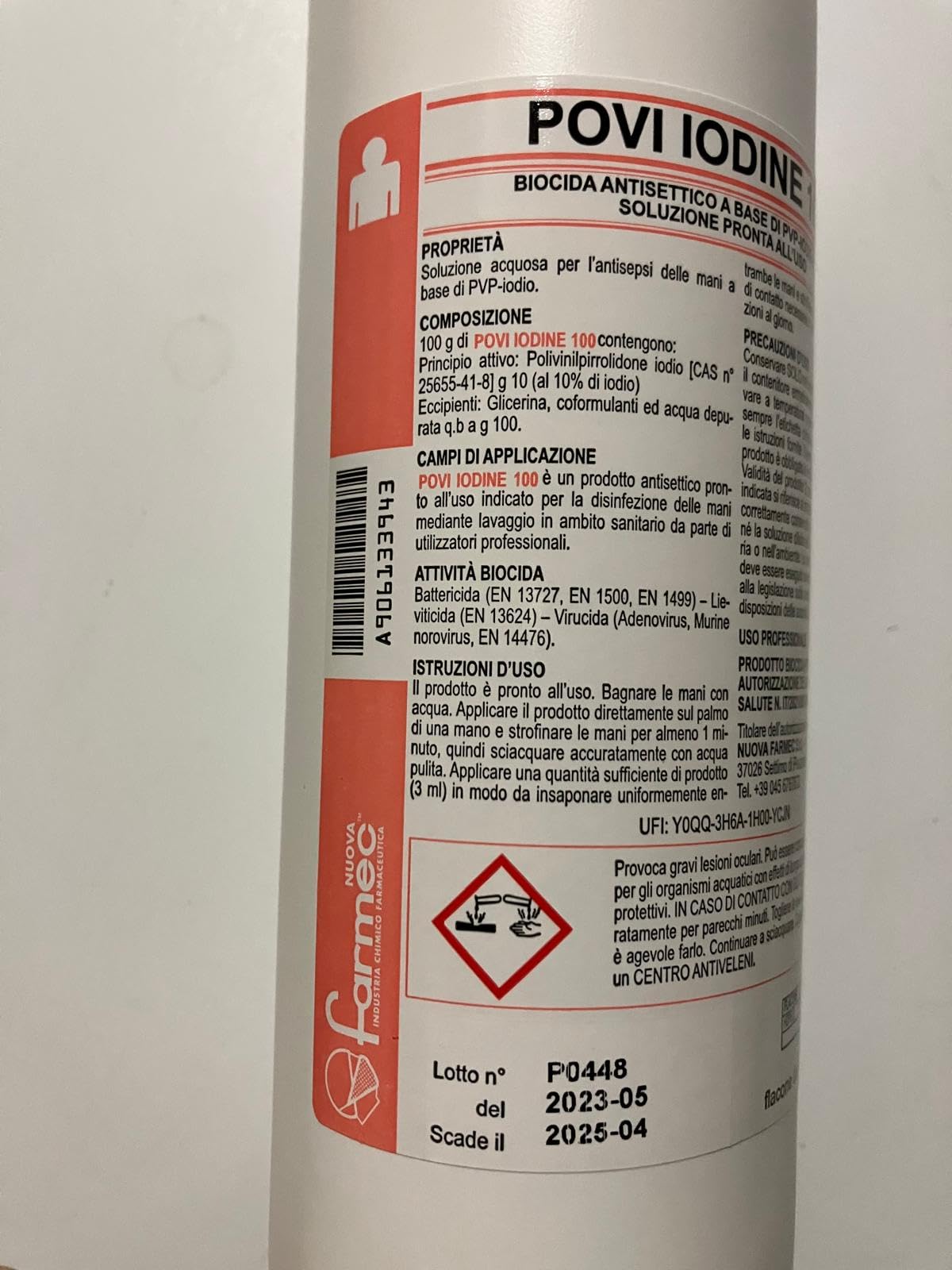 Iodopovidone Disinfettante Antisettico 500 Ml