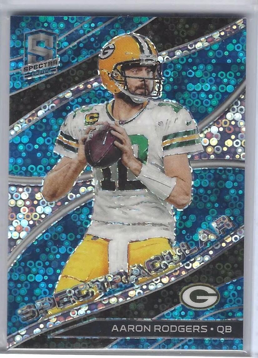 Aaron Rodgers 2020 Spectra Spectracular Disco Prizm #d /50 - Football Cards