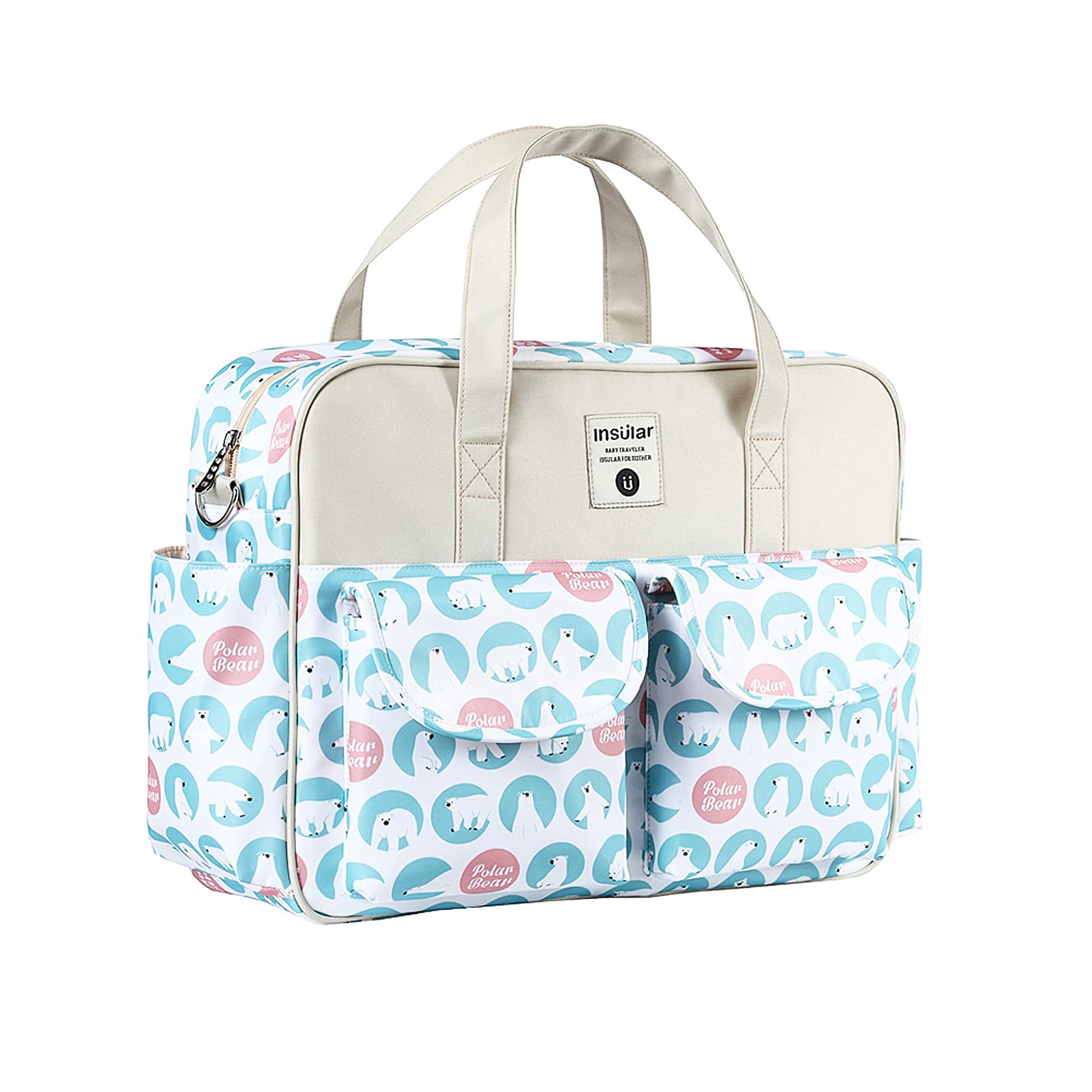 ubersweet Portable Diaper Bag Handbag Mummy Bag Travel Bag for Newborn Infant NEC ities plements_-picture-18