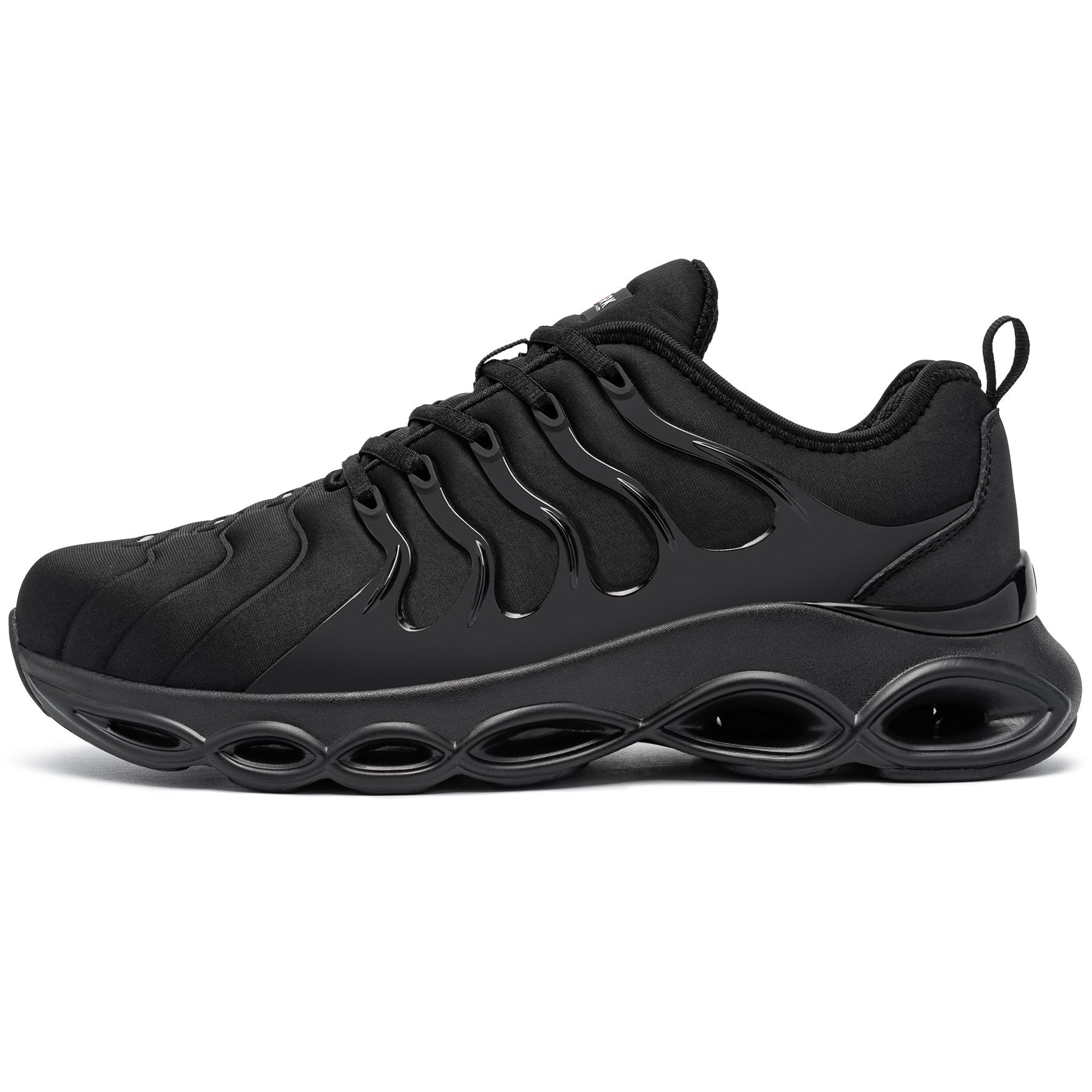 LARNMERN Scarpe Antinfortunistiche Donna Moda con Punta in Acciaio Scarpe Antinfortunistica Comodo Ammortizzazione Scarpe da Lavoro Leggere Traspiranti(Nero,37EU)