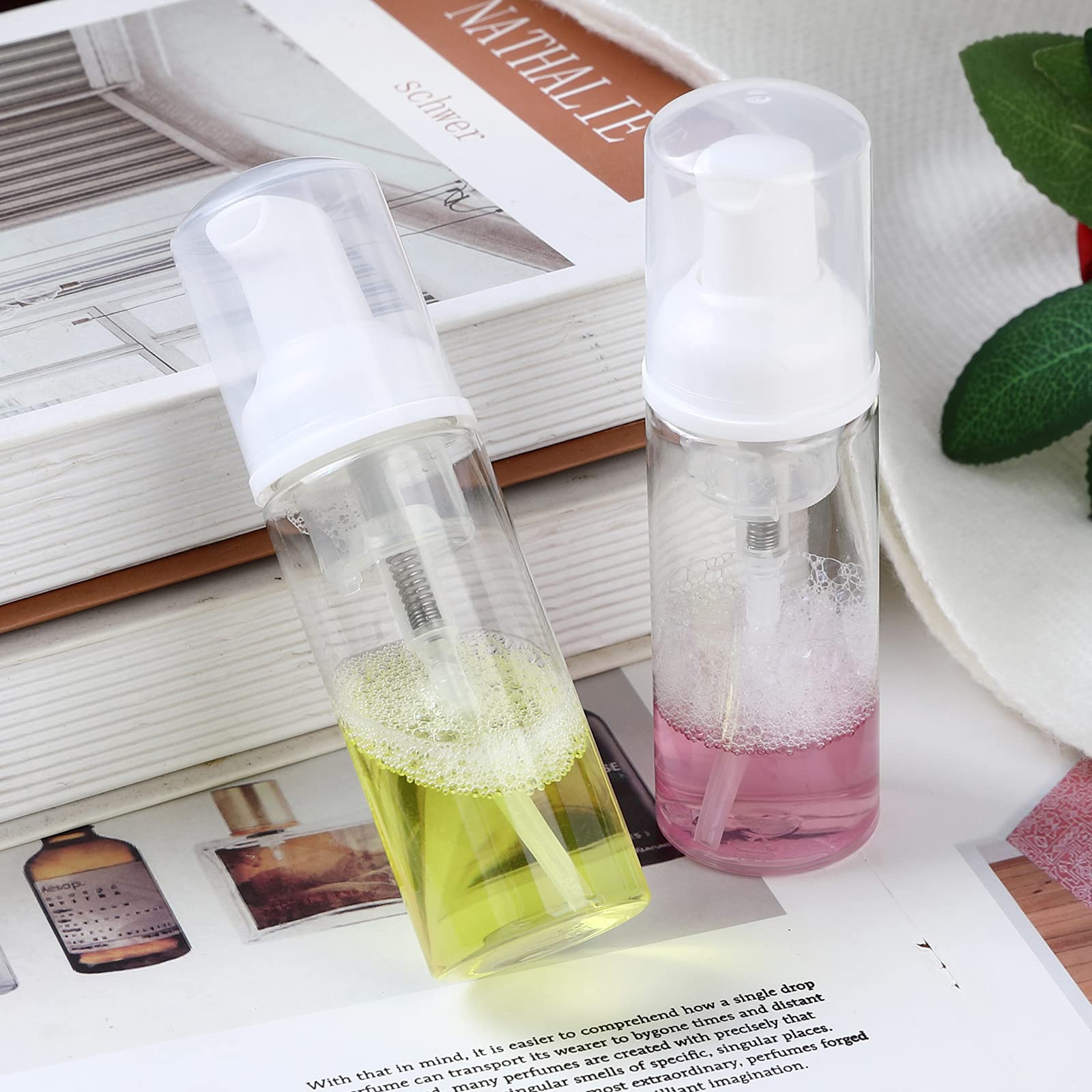 24x Mini-Schaumspender Flaschen 60 Ml – BPA-frei, Auslaufsicher, Ideal Für Reise, Seife & Shampoo