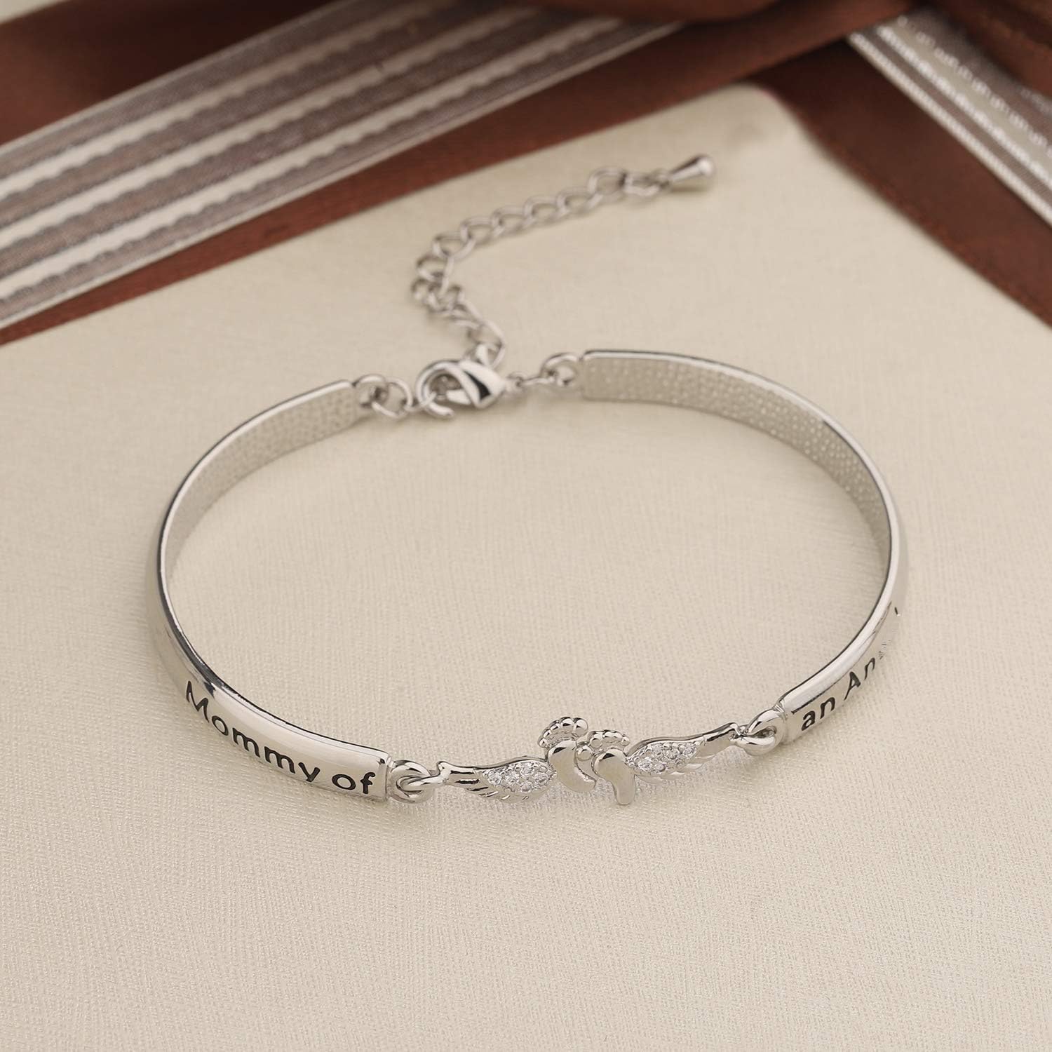 Gzrlyf Angel Bracelet Miscarriage Jewelry Infant Loss Gifts Memorial Gifts for Loss of Loved One - Image 4