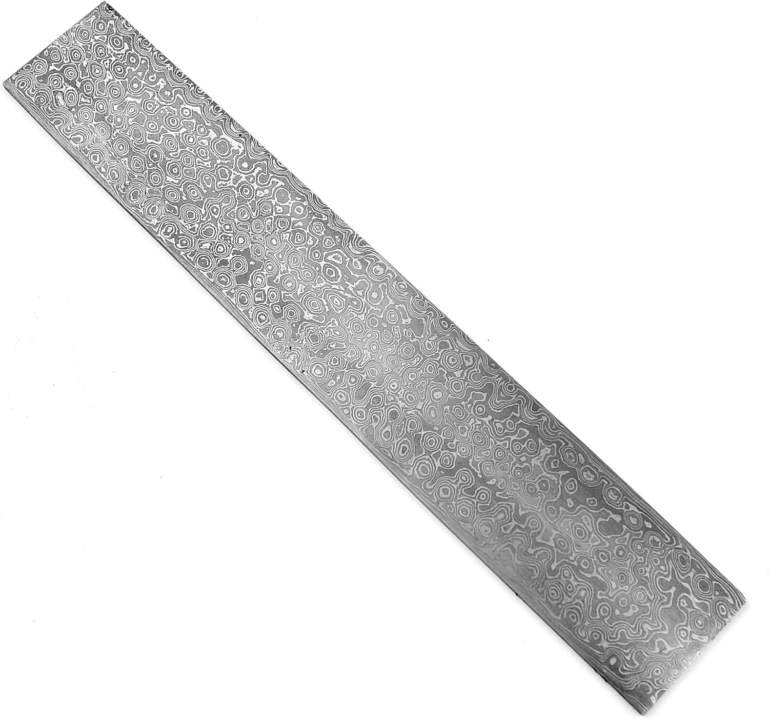 SS SMART & SHARP SPORTS INC. 12 inch Custom Hand Forged Damascus Steel Billet Bar Leader Pattern Knife (Black)