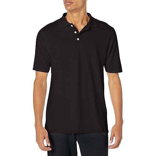 Hanes Men's FreshIQ Polo Shirt, Men’s X-Temp Polo Shirt, Moisture-Wicking Performance Polo Shirt