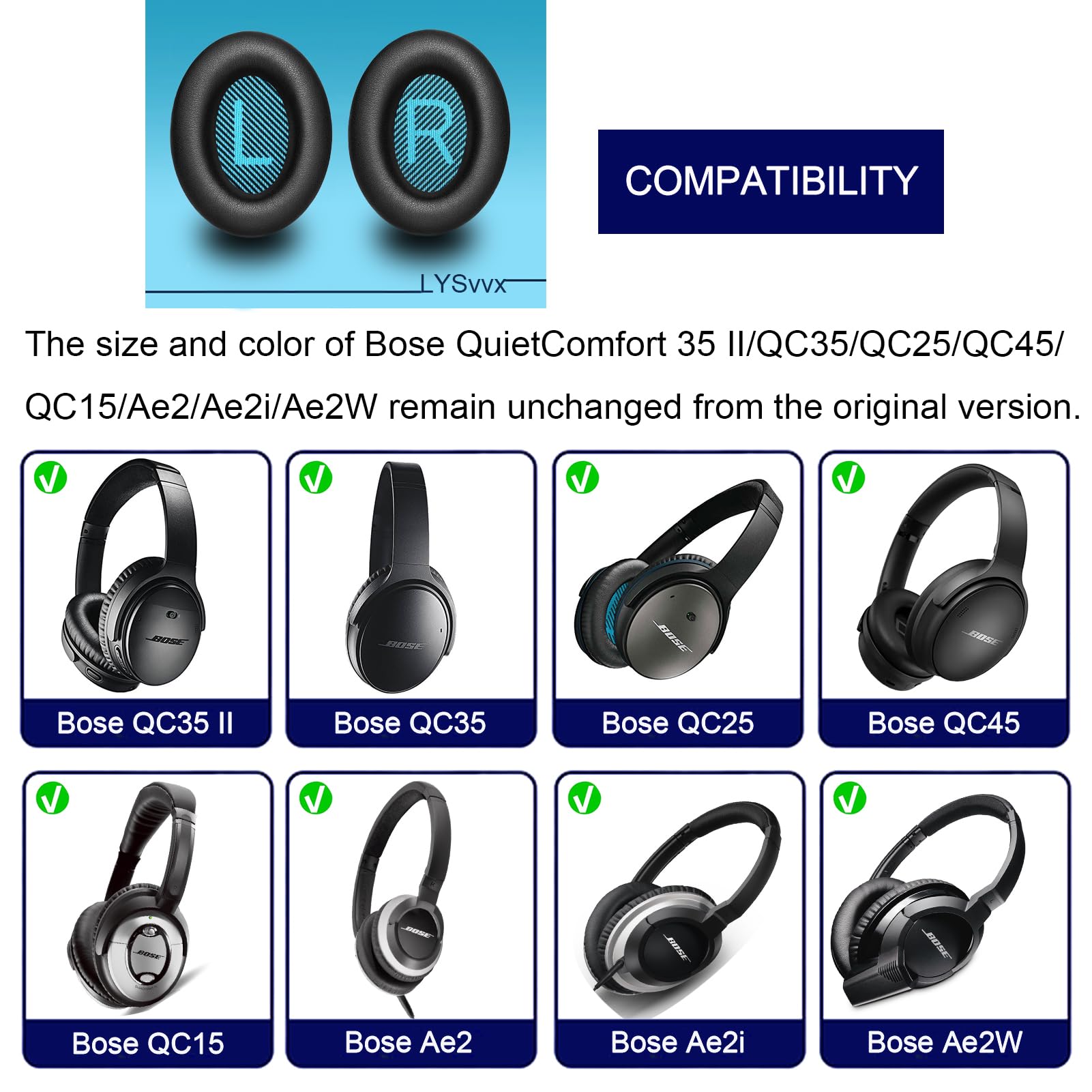 Amazon.com: QC35 Ear Pads - Replacement Earpads for Bose