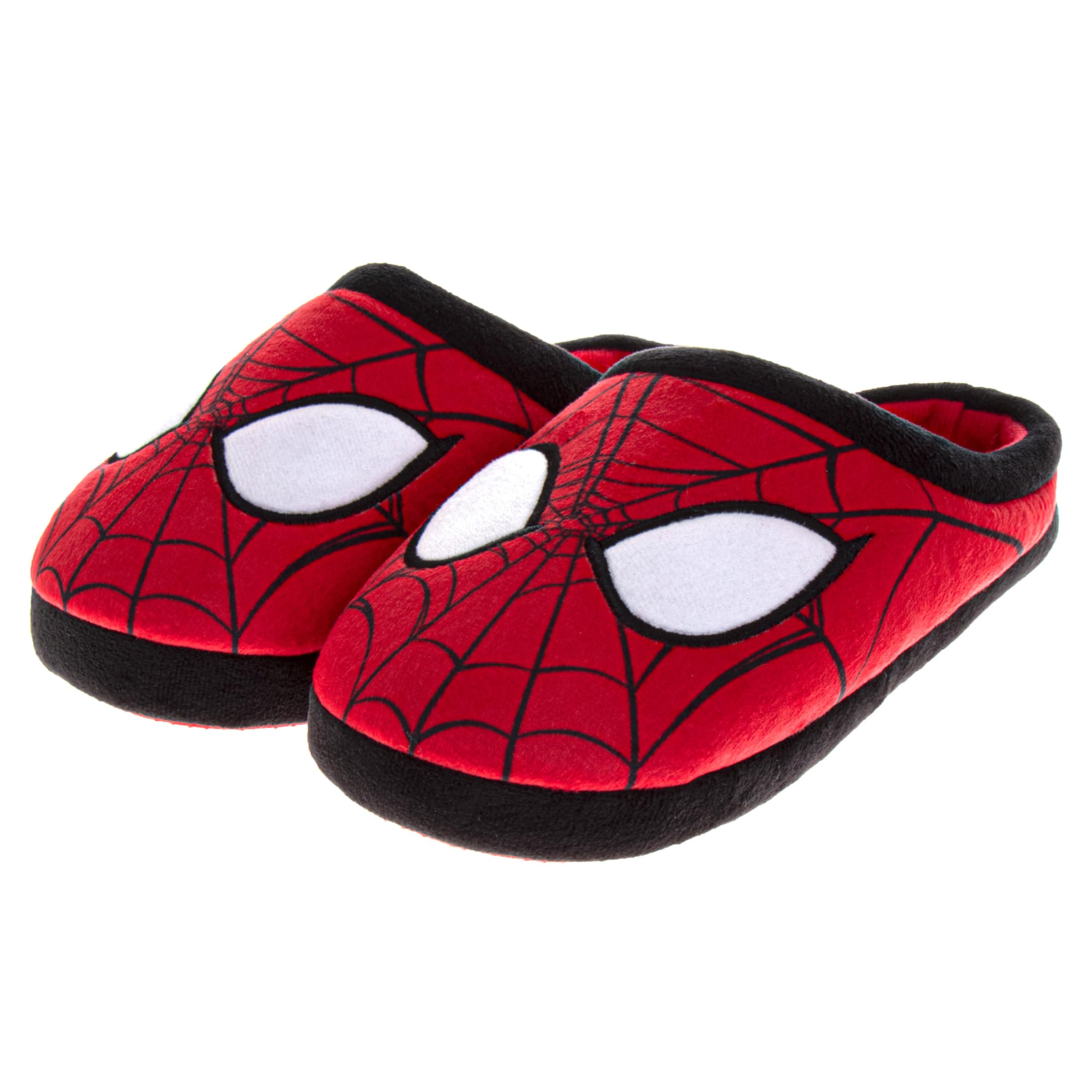 Josmo Marvel Avengers Slippers for Boys Indoor House Shoes Cozy Plush Kids Slippers Captain America Hulk Thor IronMan