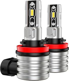 EASY EAGLE H11 LED Fog Light Bulb, H8/H16 Fog Lamp 5000LM Extremely Bright, Xenon White 6500K (Pack of 2)