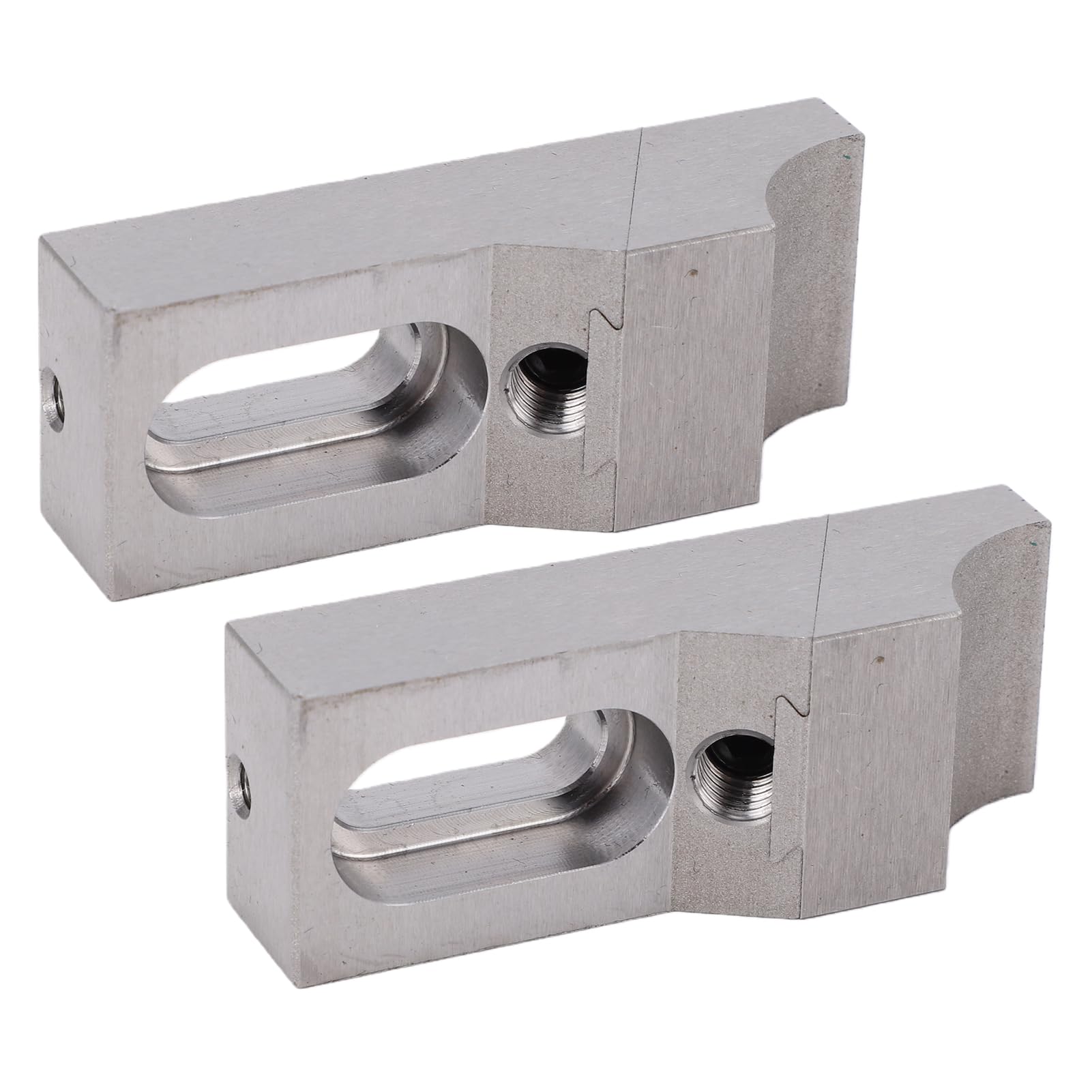 Sxhlseller 2 Tornillos de Mandíbula de M8 de Perfil bajo | Abrazaderas Laterales de Acero Endurecido S136H para Fresadora CNC, Abrazadera de Tornillo de Sujeción