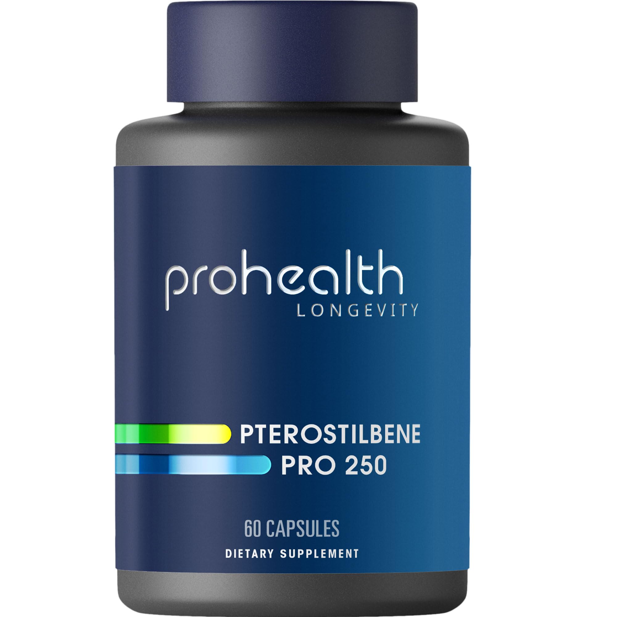 Pterostilbene Supplement (250mg, 60 Capsules) | Clinically Proven, Third-Party Tested Antioxidant for Heart & Brain Health | Activates Longevity Genes