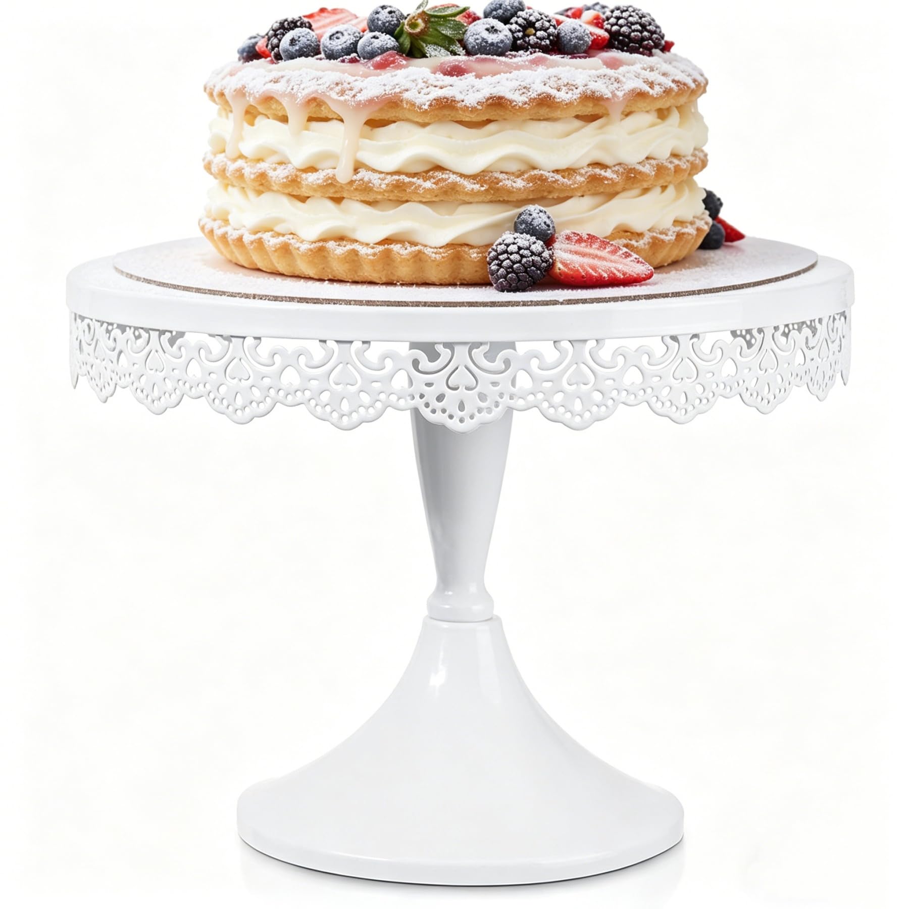 Présentoir à gâteau stable pour éviter les chutes de dessert