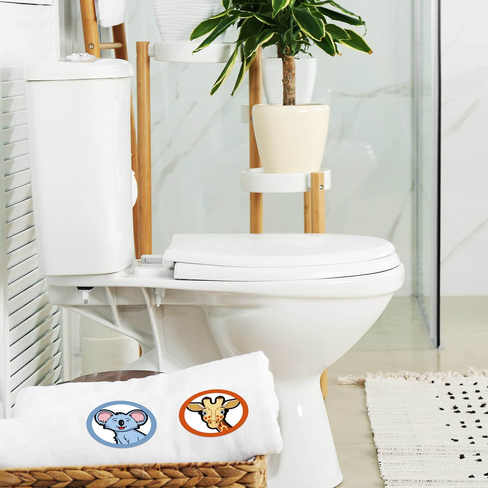 120 Pieces Toilet Targets for Potty Training Boys Potty Targets for