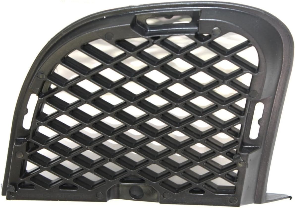 DAT AUTO PARTS Front Left Driver & Right Passenger Set of 2 Fog Light Cover Grille Trim Screen Insert Replacement For 2005-2009 Hyundai Tucson Black Textured Plastic HY1038108 HY1039108 865652E010