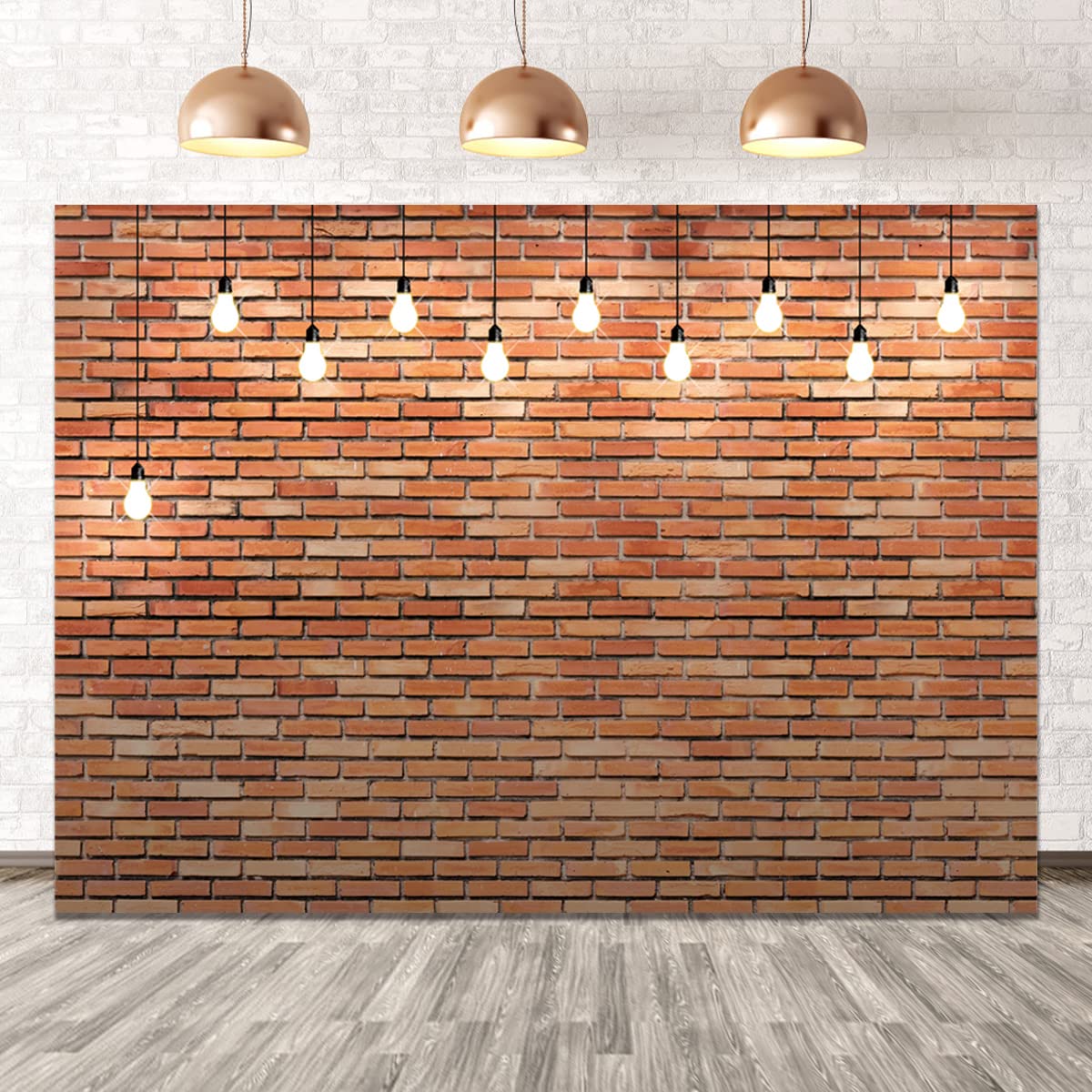 DHXXSC 7X5FT Red Brick Wall Backdrop Photography Backdrops Vintage Photo Backdrop Studio Photo Background DH-194