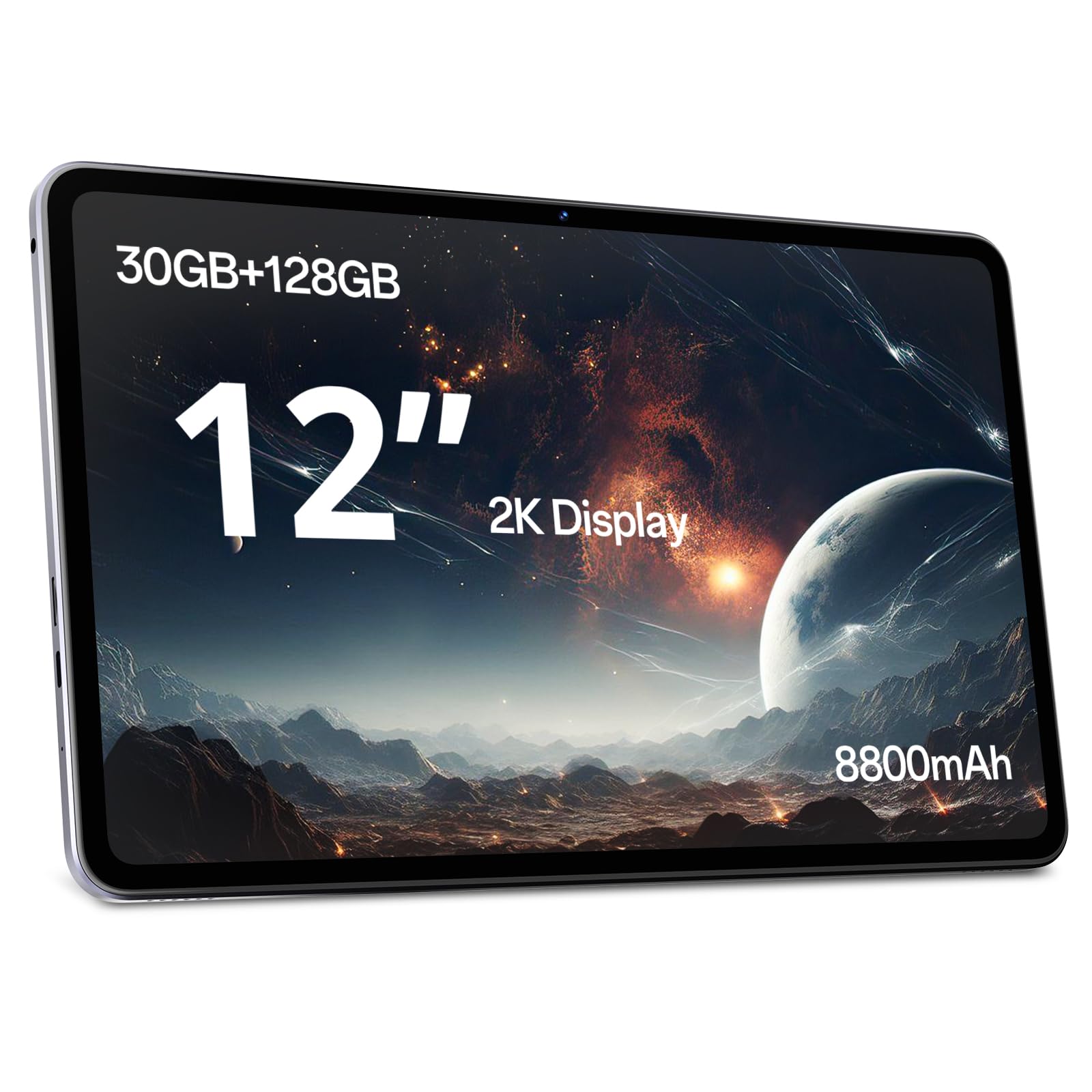 Android15 2K 24GB+128GB 90Hz 12インチ 12 inch Android 15 Tablet, 2K FHD (2000 x 1200) Tablets Large
