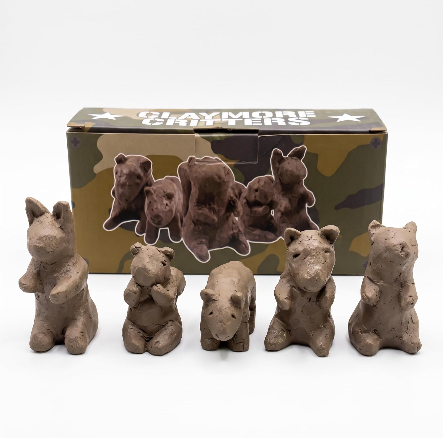 Funny Golf Movie Claymore Critters – Set of 5 Figurines Classic for Golfers