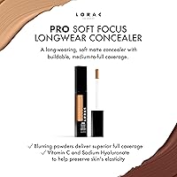 Vista 2 de LORAC PRO Soft Focus - Corrector de larga duración, cobertura completa, ligero