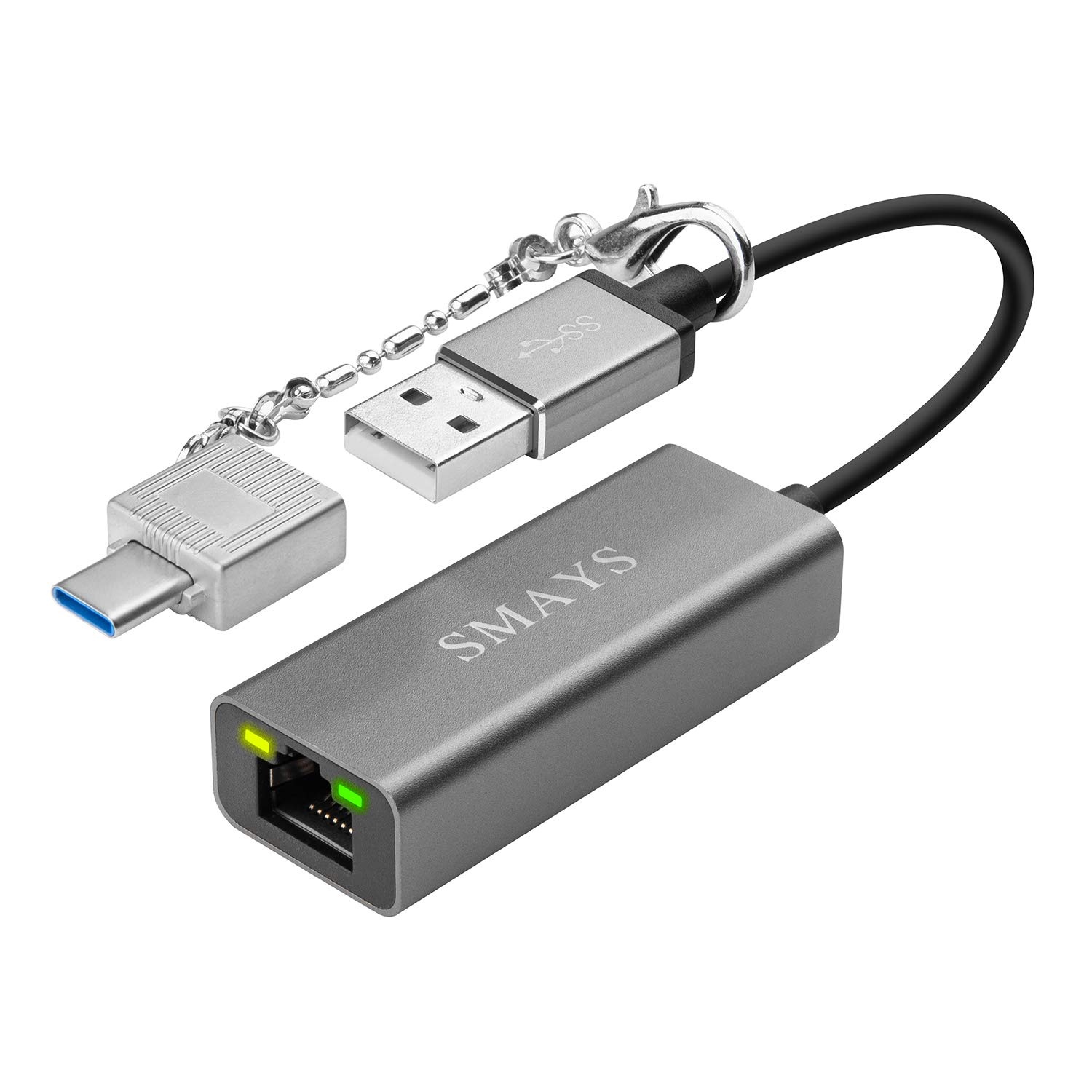 USB Adapter Thunderbolt 3 USB C Compatible for Mac PC Computer