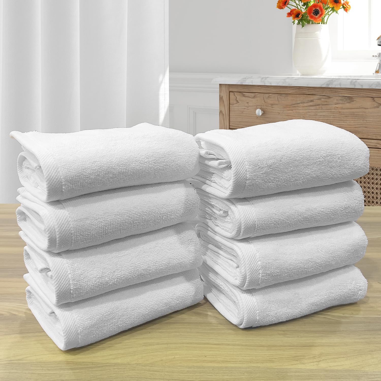 LABHAM - Hotel Premium 700GSM, Pure Cotton, Super Soft, Anti Microbial, Hand Towel (40cm x 60cm), Pack of 8 - White (B0DB7HBCBV) Amazon Price History, Amazon Price Tracker