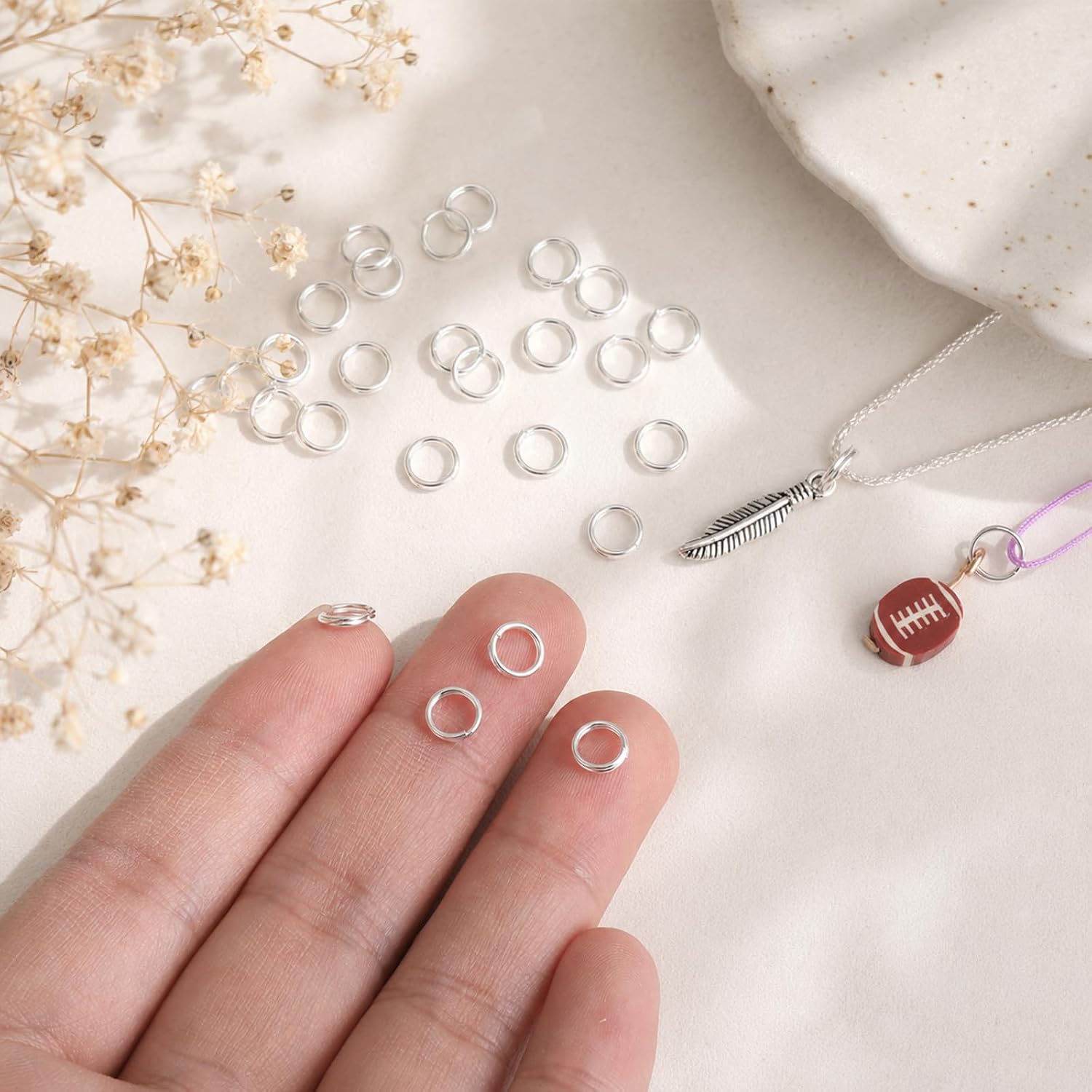 200 Pcs 6mm Small Split Rings, Double Loops Split Jump Rings