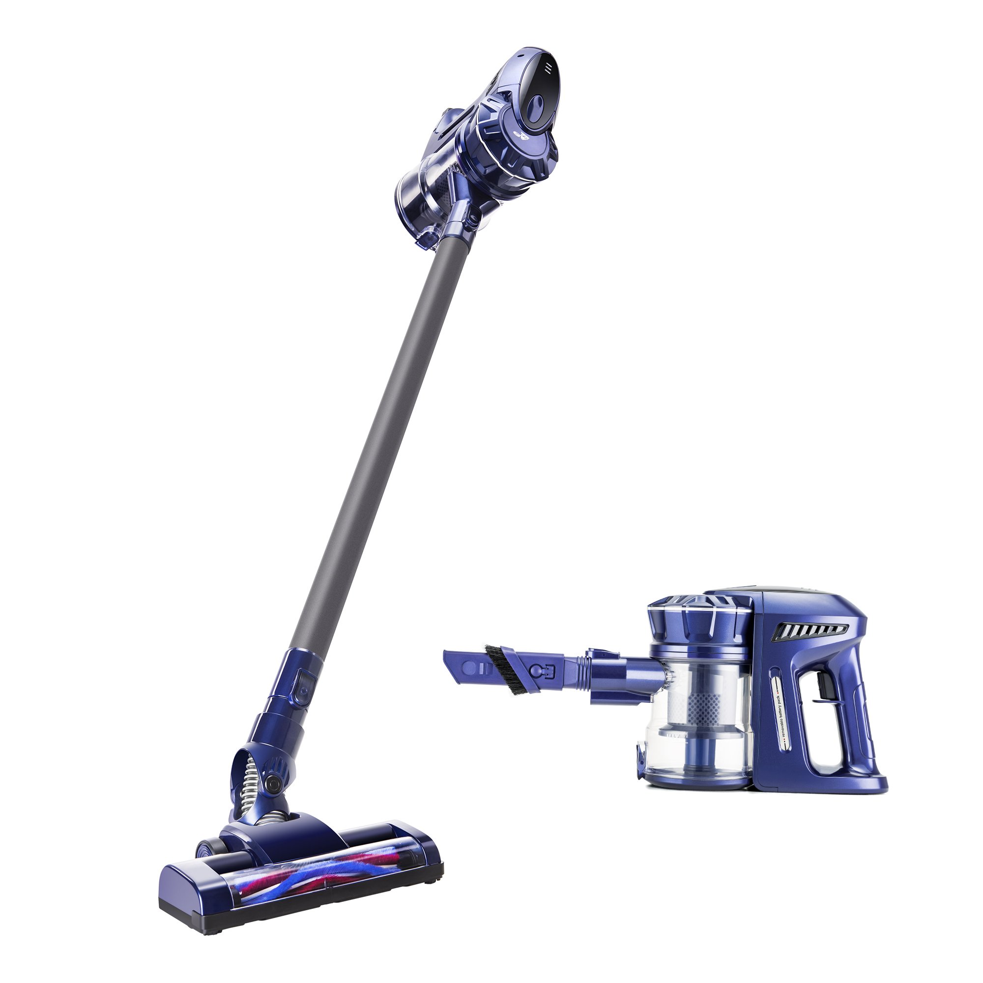 PUPPYOO WP536 Stick Vacuum Cleaner Cordless HEPA Filtration, Portable