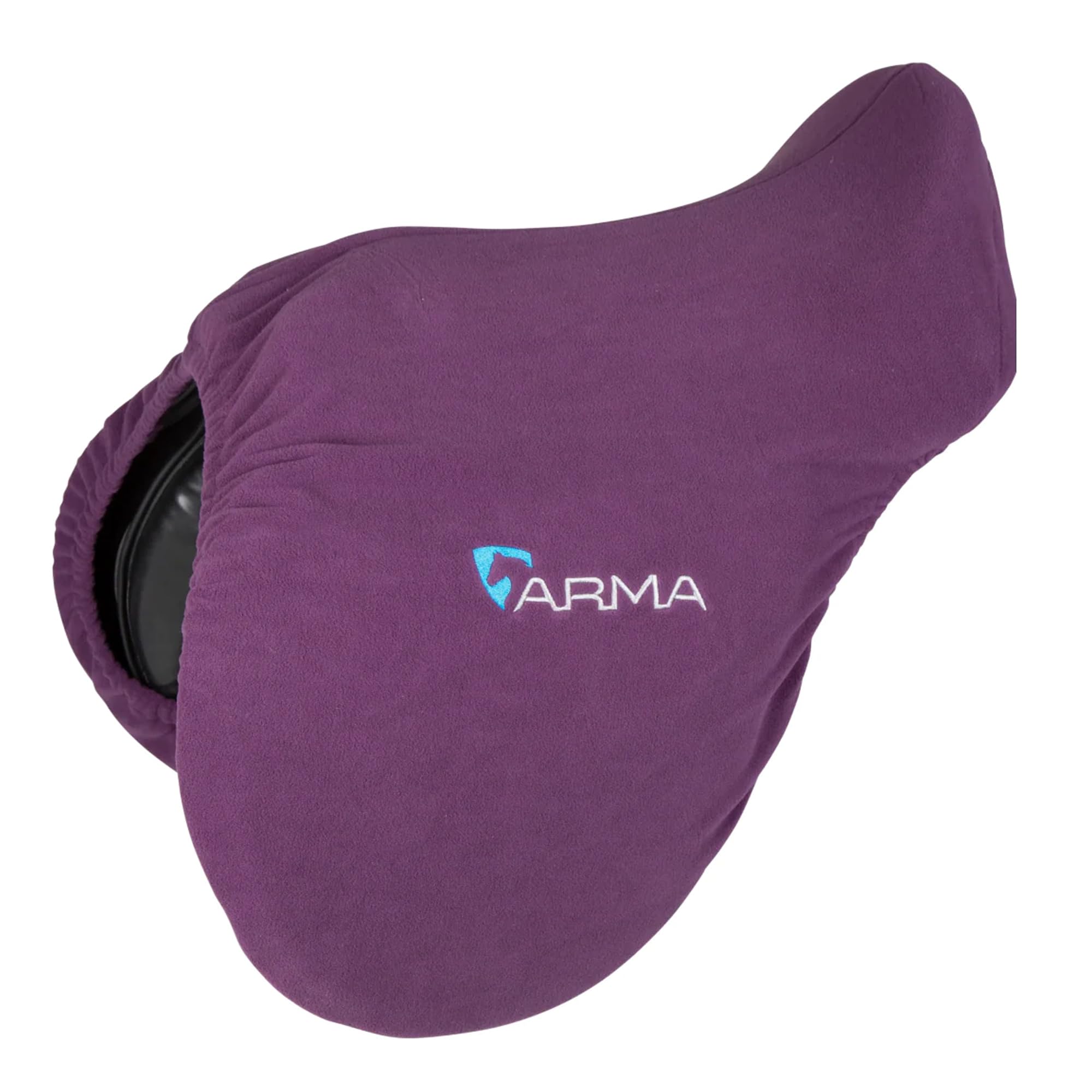 Shires - MJ Ainge Arma Polyester Fleece GP Saddle Cover, (17'' - 18'', Plum)