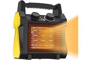 1500W Electric Garage Heater, Portable Plug-In Electric Patio Heater