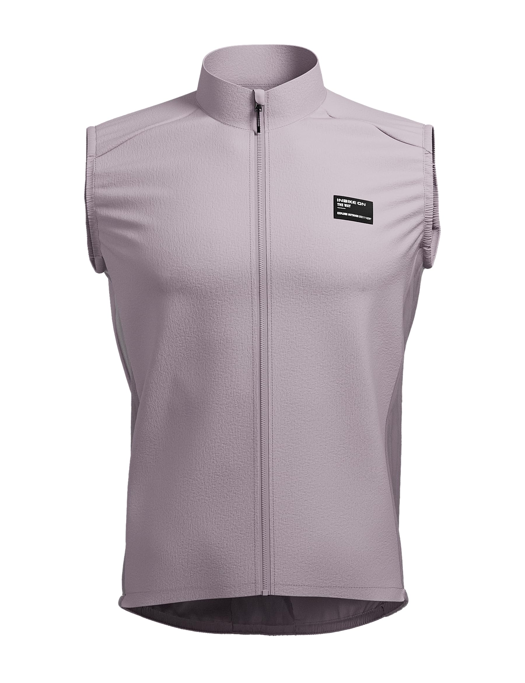 INBIKE Gilet de Cyclisme pour Homme Femme Veste de Cyclisme Sans Manches Coupe-vent Légère Gilet de Sport Respirant Imperméable Protection UV