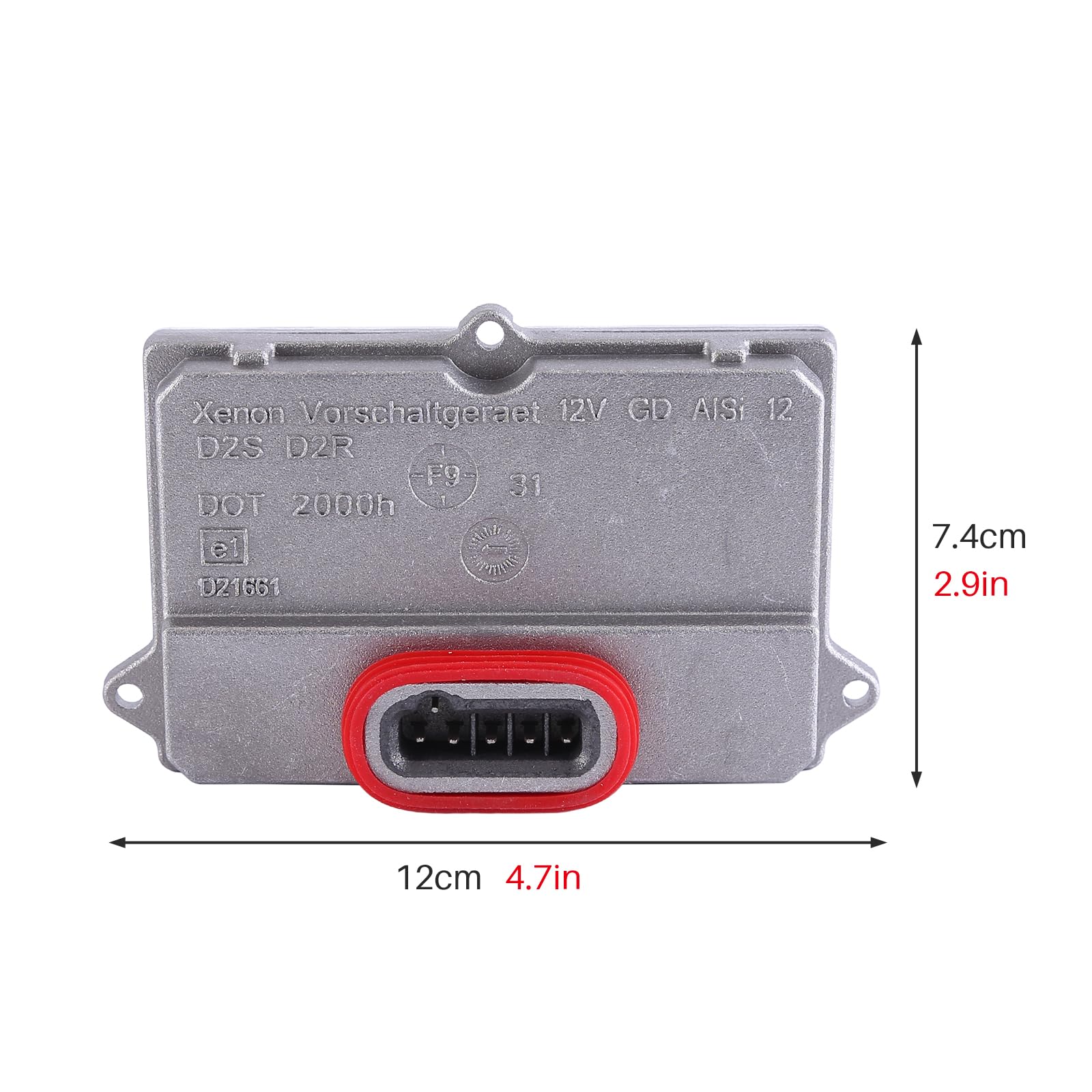 2X Xenon Scheinwerfer Vorschaltgerät 5DV 008 290-00 Kompatibel für A4 Chrysler Ford Jaguar Mercedes-Benz Maybach Nissan Opel Land Rover