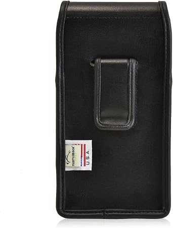 Turtleback Holster Compatible with Apple iPhone 6S, iPhone 6 Black Vertical Belt Case Leather Pouch with Executive Belt Clip