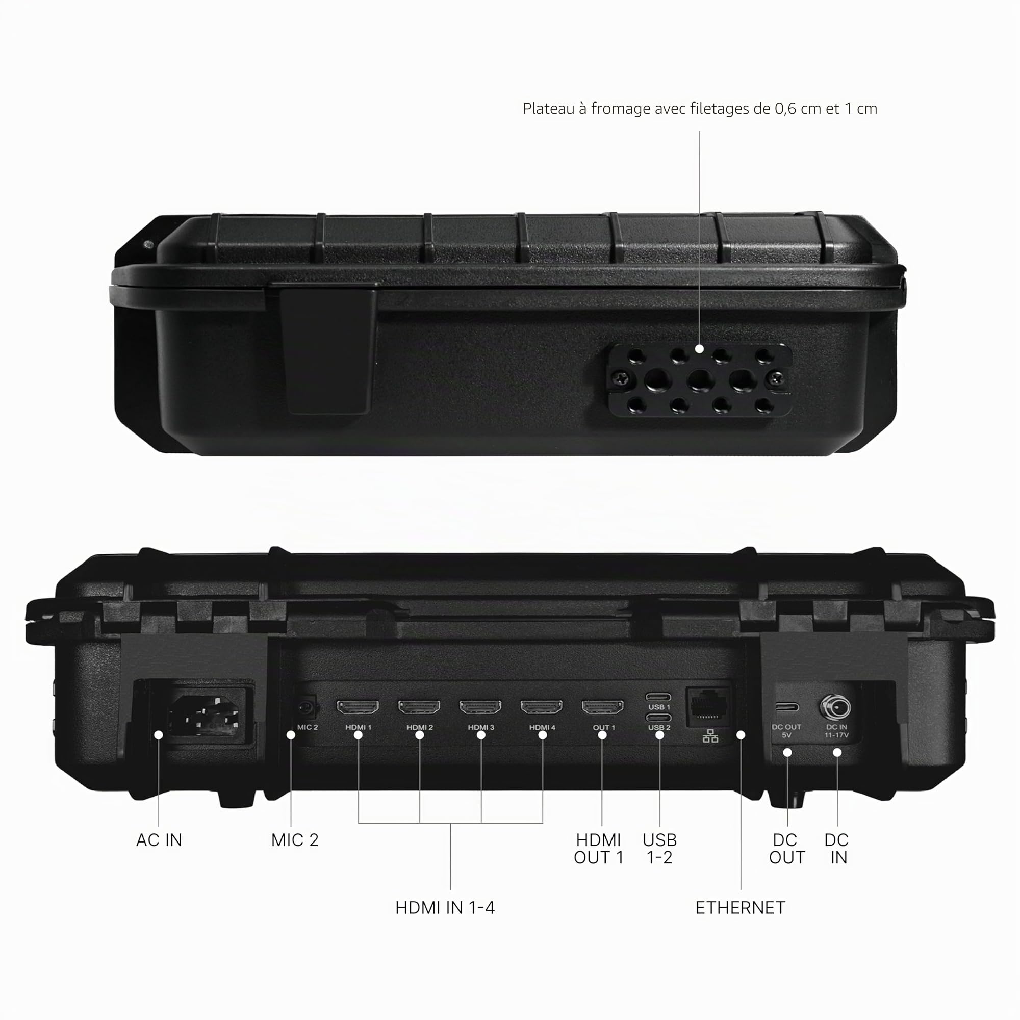 Osee GoStream Deck Kit, Mixeur 4xHDMI Écran 14 Pouces & Mallette Transport