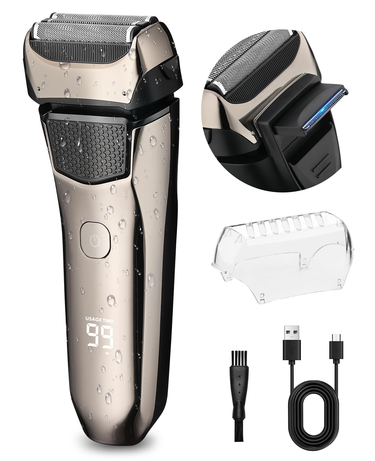 Amazon | Bucolicシェーバー メンズ 髭剃り 電動 ひげそり 電動 髭剃り  