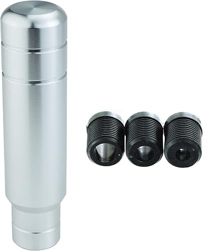 Miniatura 5 de Abfer Pomo de palanca de cambios pesado de metal, palanca de cambios de aleación de aluminio de 5 pulgadas, mango de palanca de cambios que se