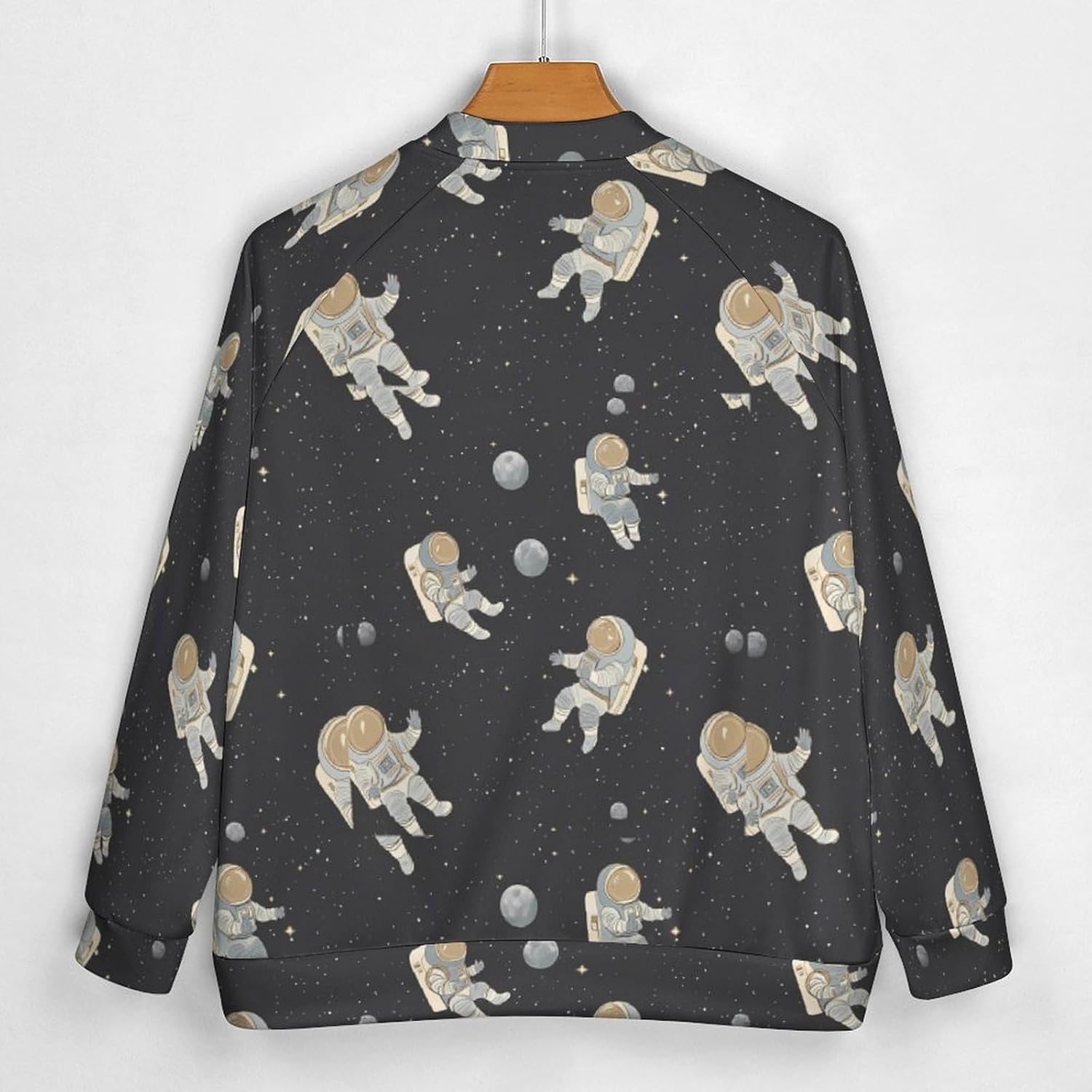 Astronaut Baseball Jacket Casual Sportswear Bomber Jacket Coat for Men Women