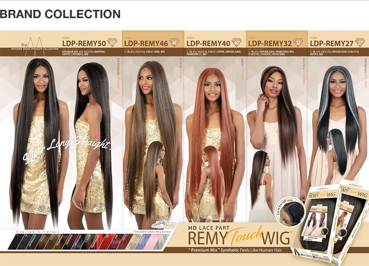 Amazon.com : Motown Tress HD Lace Front Wig Remy Touch Premium Mix