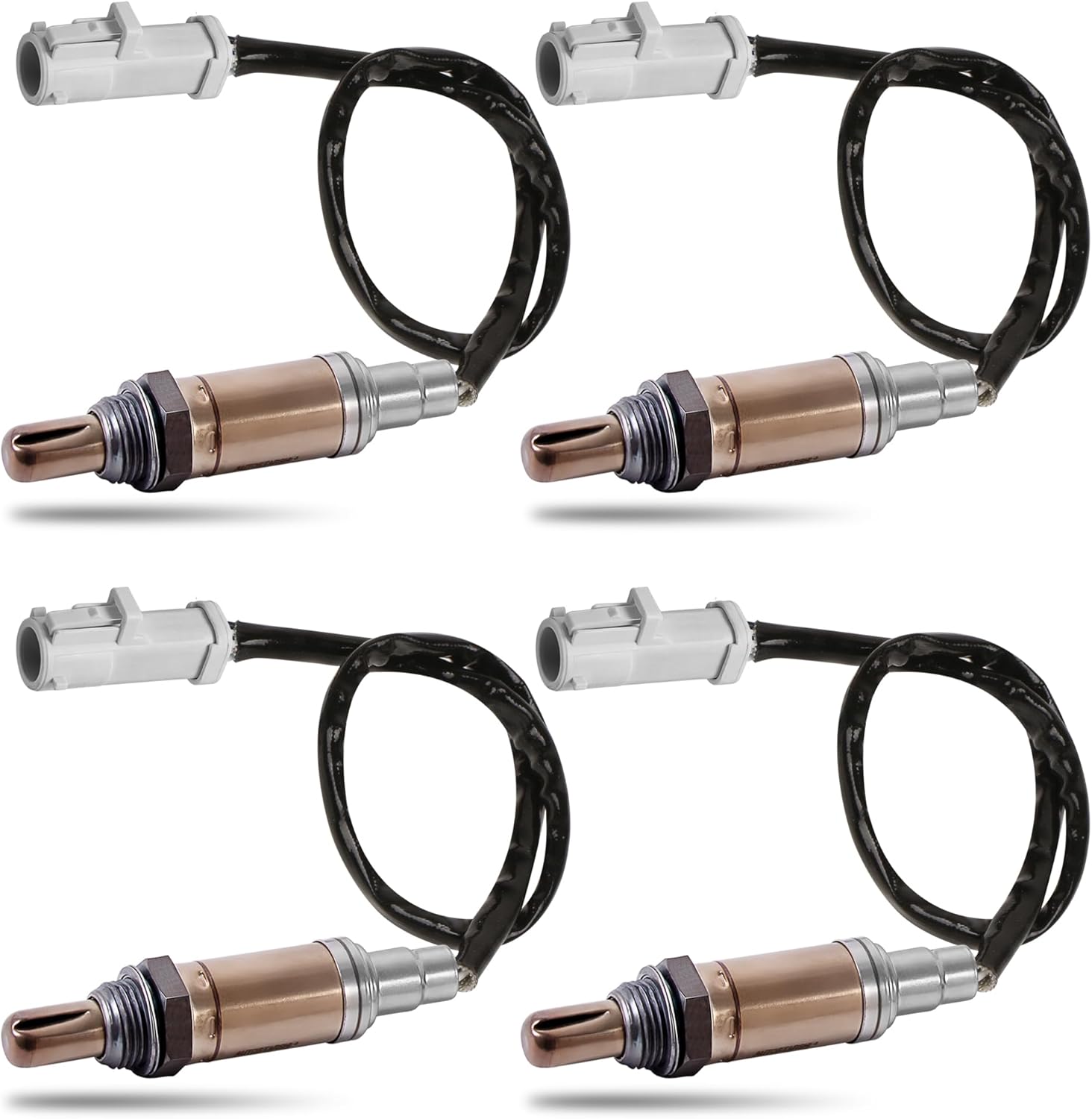 KUIPERAUTO Oxygen Sensor Upstream + Downstream Compatible with Ford F-150 Mustang Explorer Crown Victoria Expedition Lincoln Town Car Navigator 1990-2014 OE# 25024001 2344045 15717 (Set of 4)