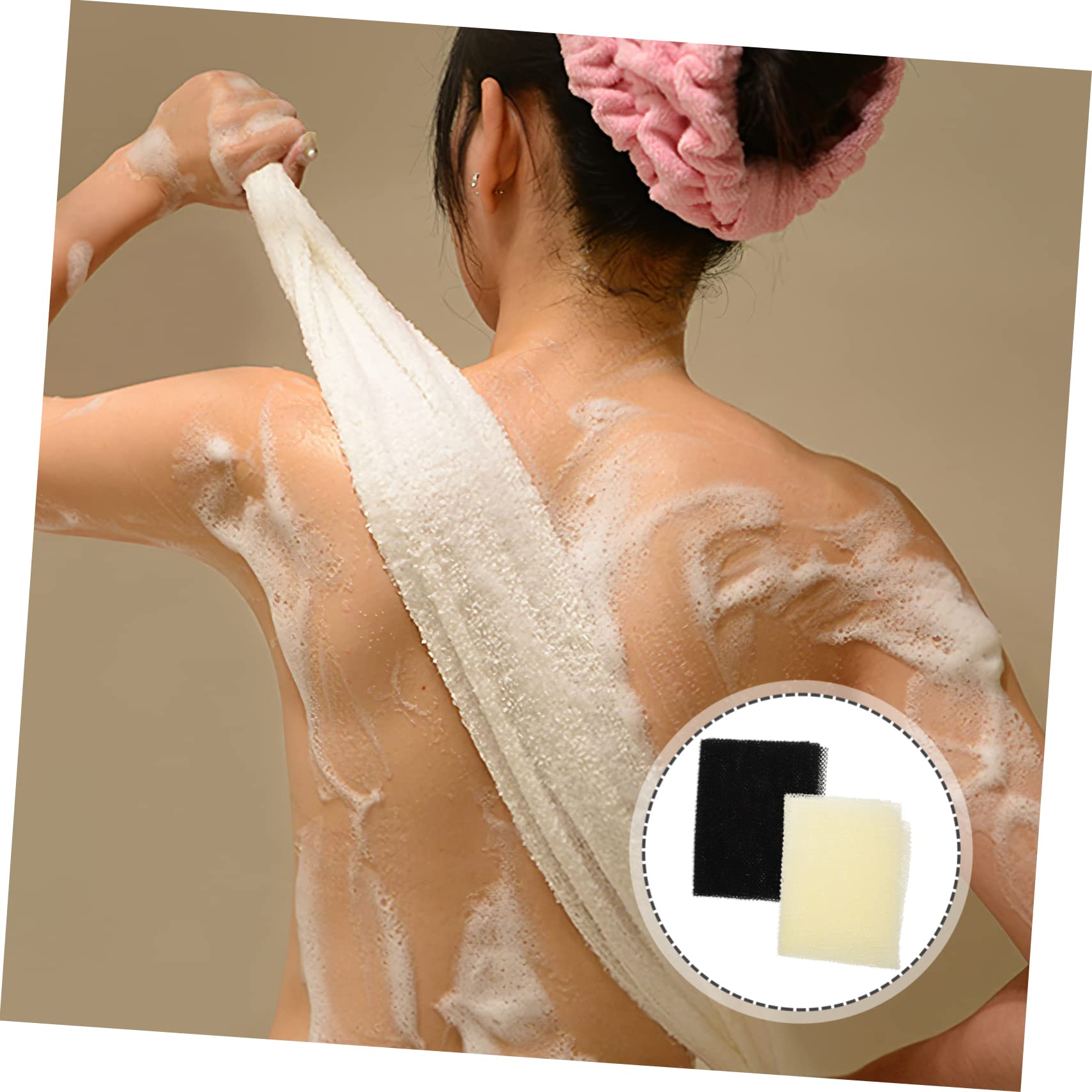 Healvian 10pezzi Scrub Schiena Spugna Esfoliante Per Uomini e Donne Asciugamano Lavabile Per Pulizia Profonda Della Facile Da Riporre e Assorbente Per Tutte Le Età