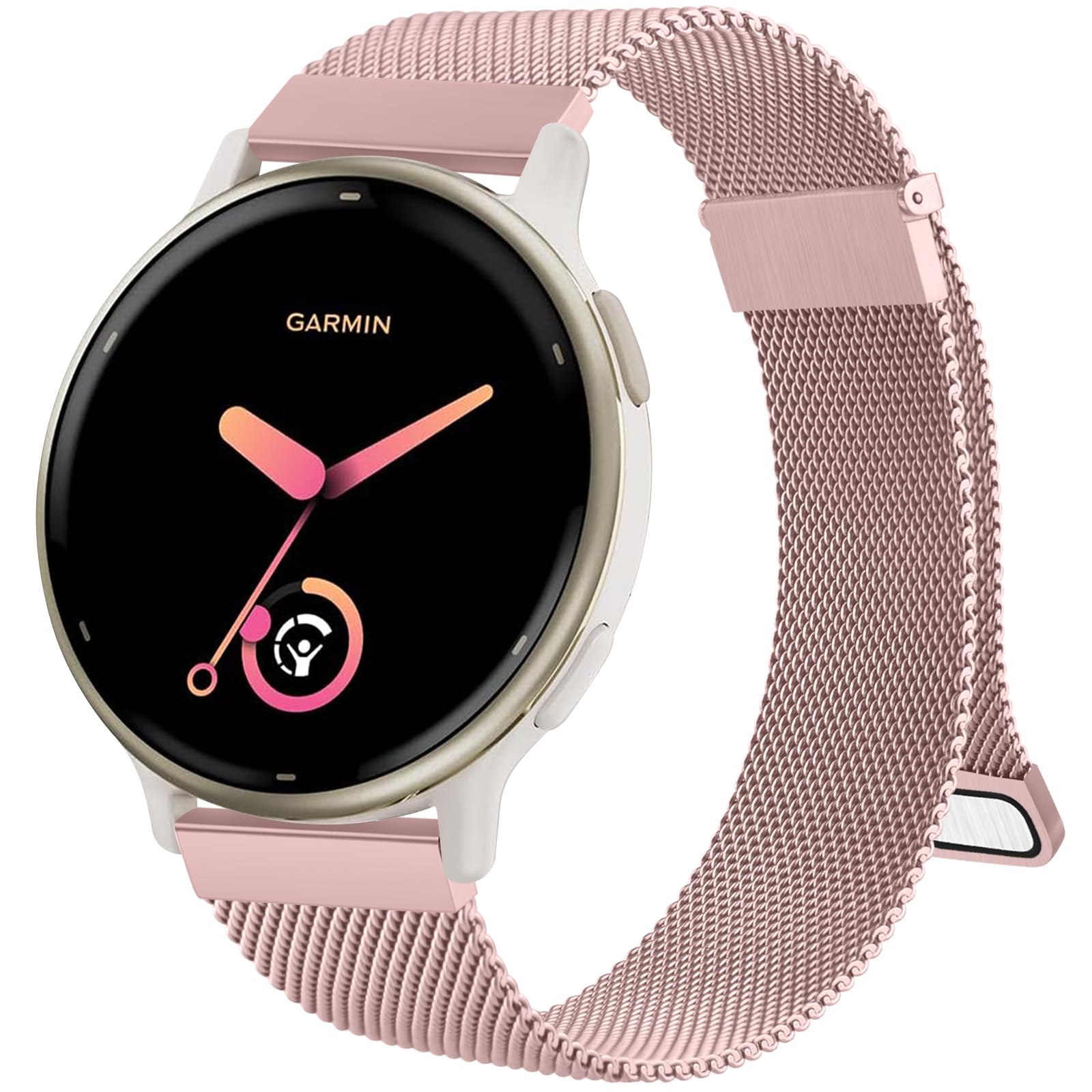 Metal Strap for Garmin Venu Sq/Sq 2 Music, Vivoactive 5/3, Forerunner 55/645/245