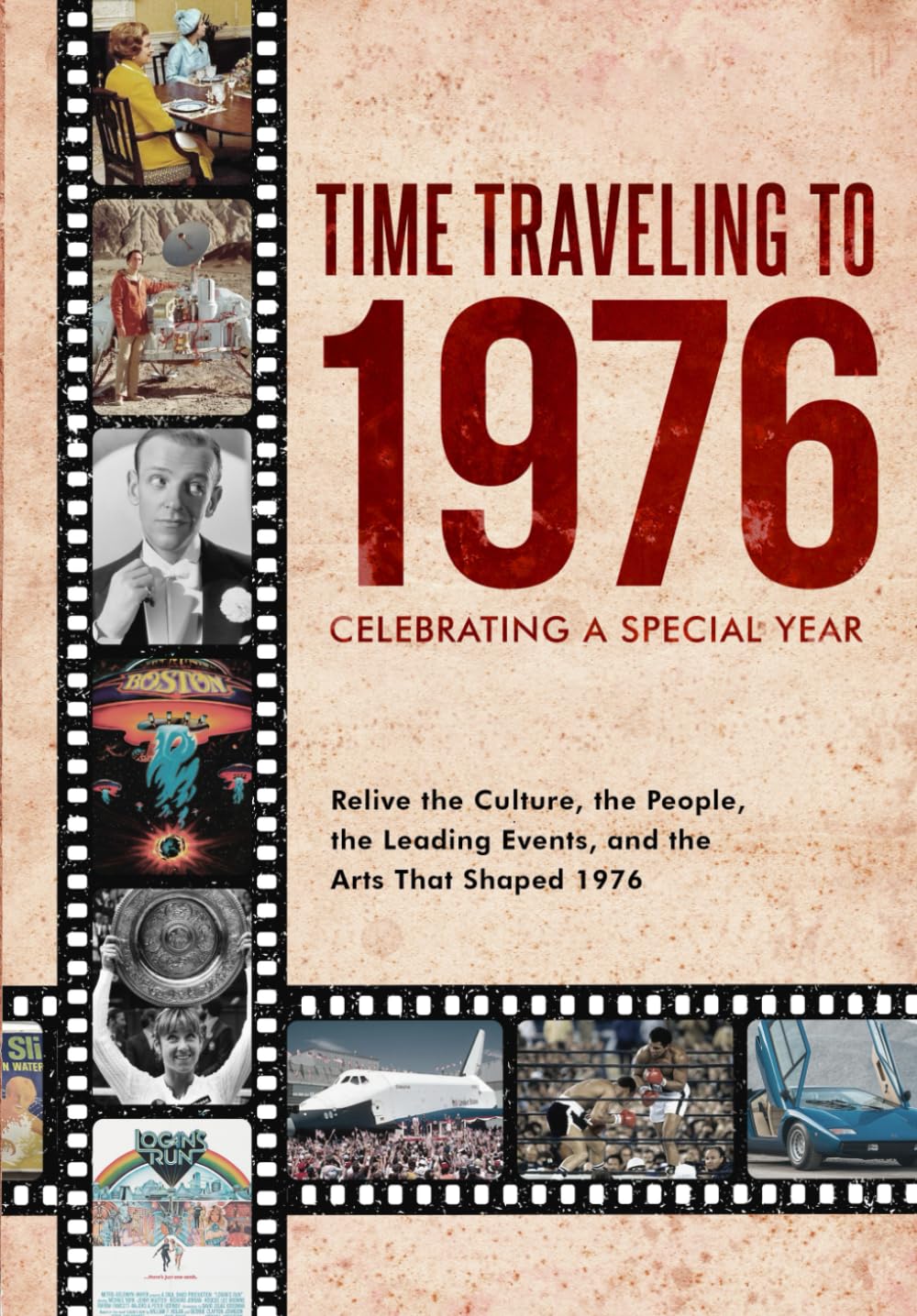 Time Traveling to 1976 Book: 225+ Iconic Images, 25 Vintage Ads - Perfect Birthday or Anniversary Gift