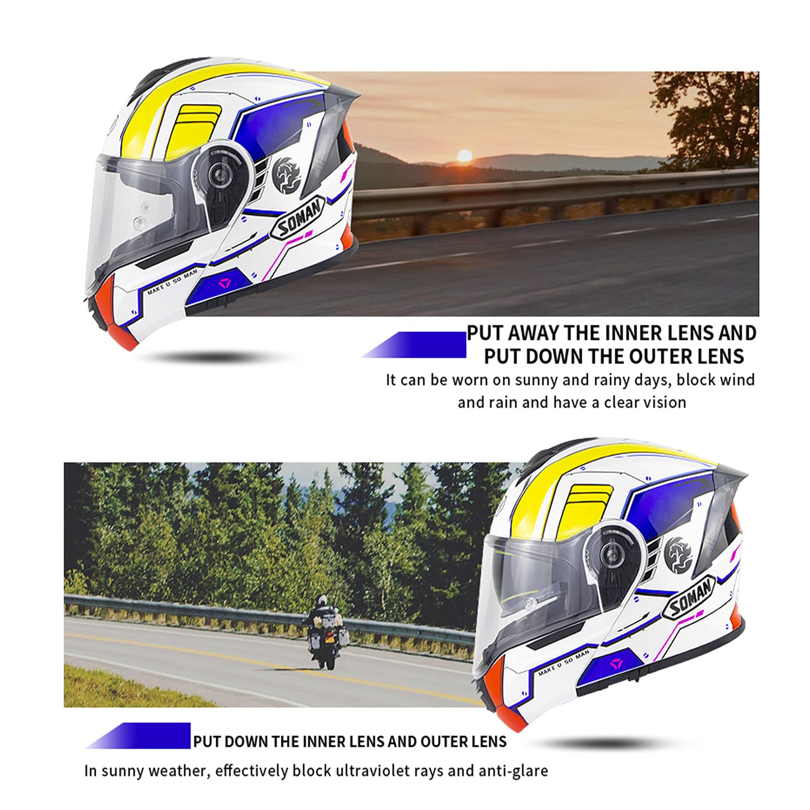 Motorhoed voor volwassenen, geventileerde motorhelm, warm Motorhoed voor volwassenen, geventileerde motorhelm, warm