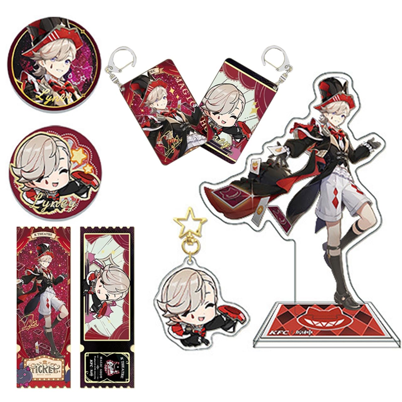 Amazon.co.jp: 原神 キーホルダー アクリルスタンド バッジ セット 