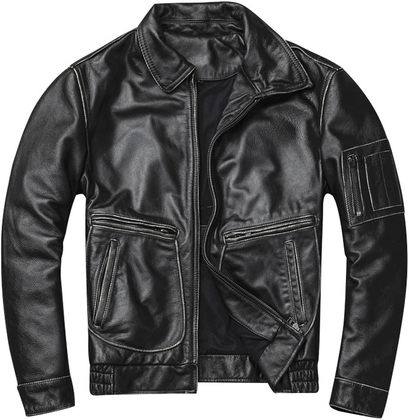 anja【GRANCY】ナポレオンレザーブルゾン sサイズ GRANCY】Napoleon