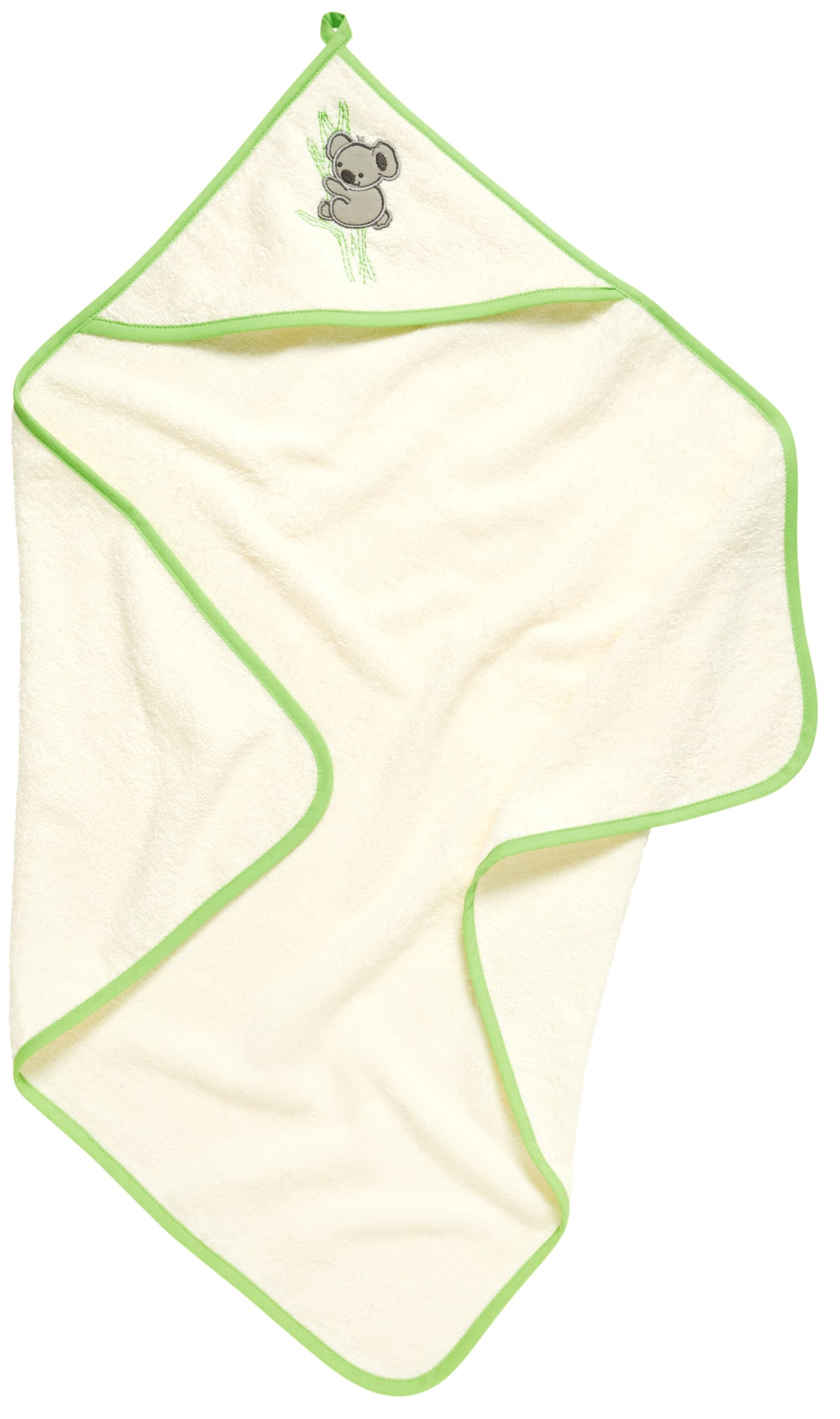 Playshoes Unisex Kinder Frottee-Kapuzentuch Koala 340049, 6 - Beige, 100x100cm
