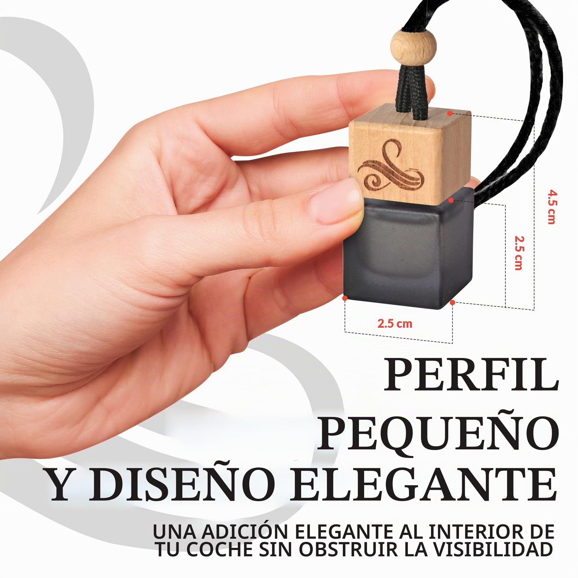 Creed - Ambientador de Coche para Hombre | Fragancias Inspiradas en el Perfume de Aventos | Tecnología Eliminadora de Olores | Aroma Fuerte