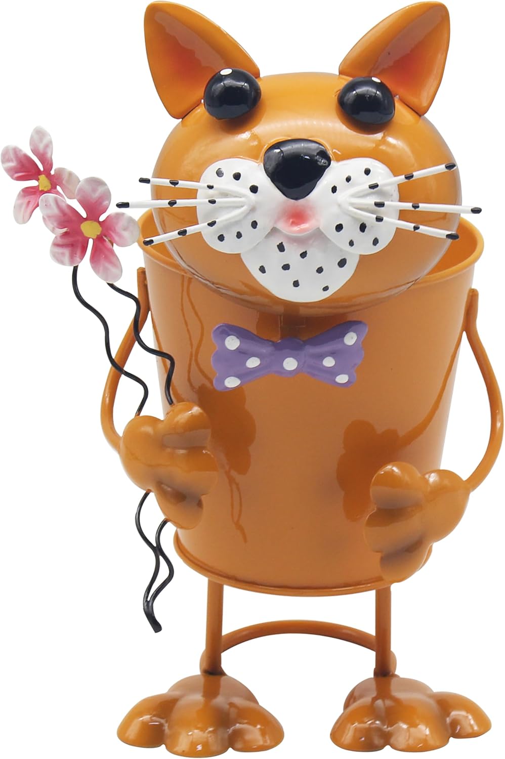 Lesser & Pavey Bright Eyes Cat Planter by Bright Eyes Home Decor Figurines & Ornaments for Home & Office | Decorative Accessories Statues for Indoor & Outdoor | Lovely Gifts for Women & Men