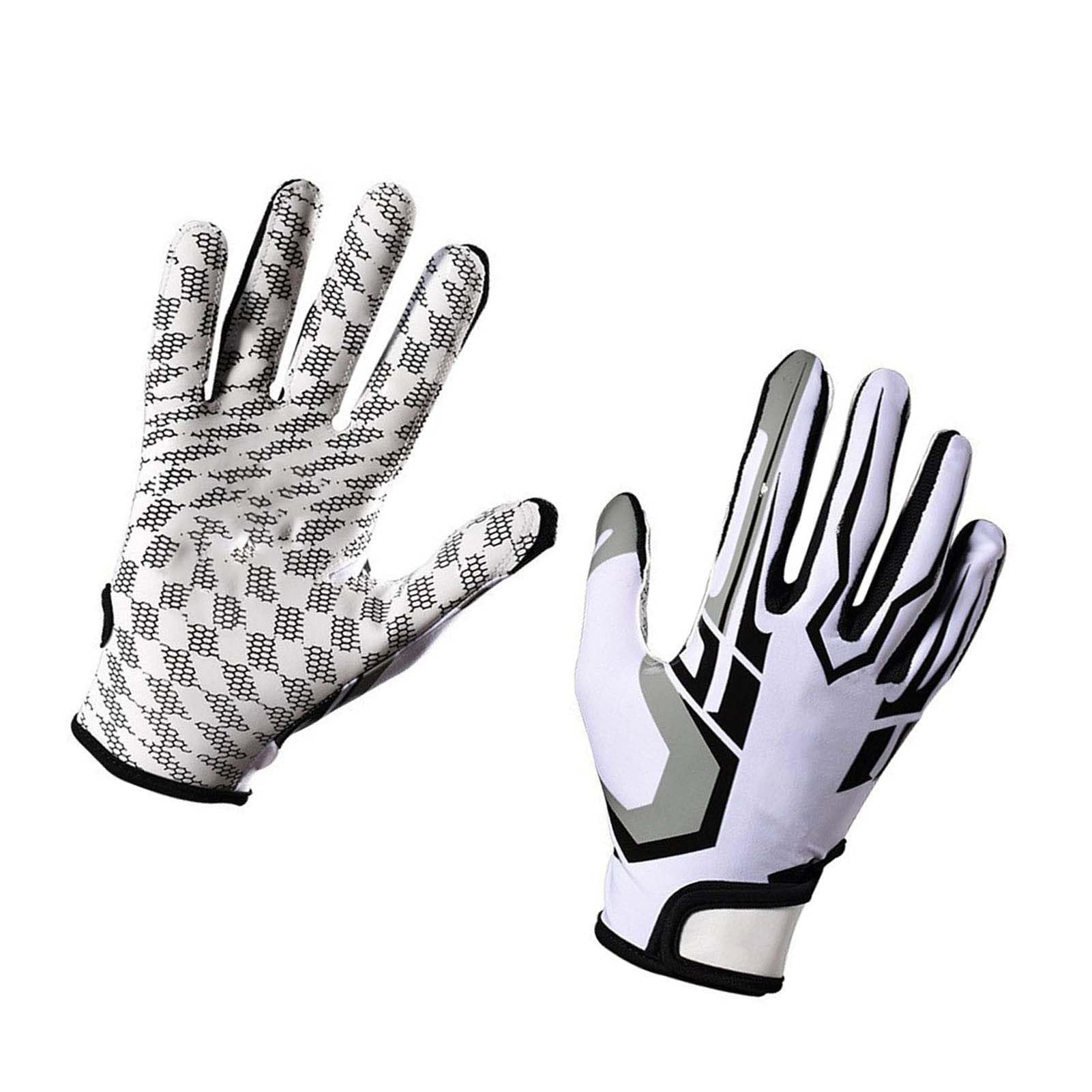 Gants de sport, gants de football américain, maille respirante, doigts, épaisseur moyenne, antidérapants