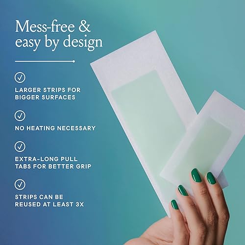 Billie Vegan Wax Kit: 36 Strips & Serum Wipes(Wax Kit – Body & Underarm)