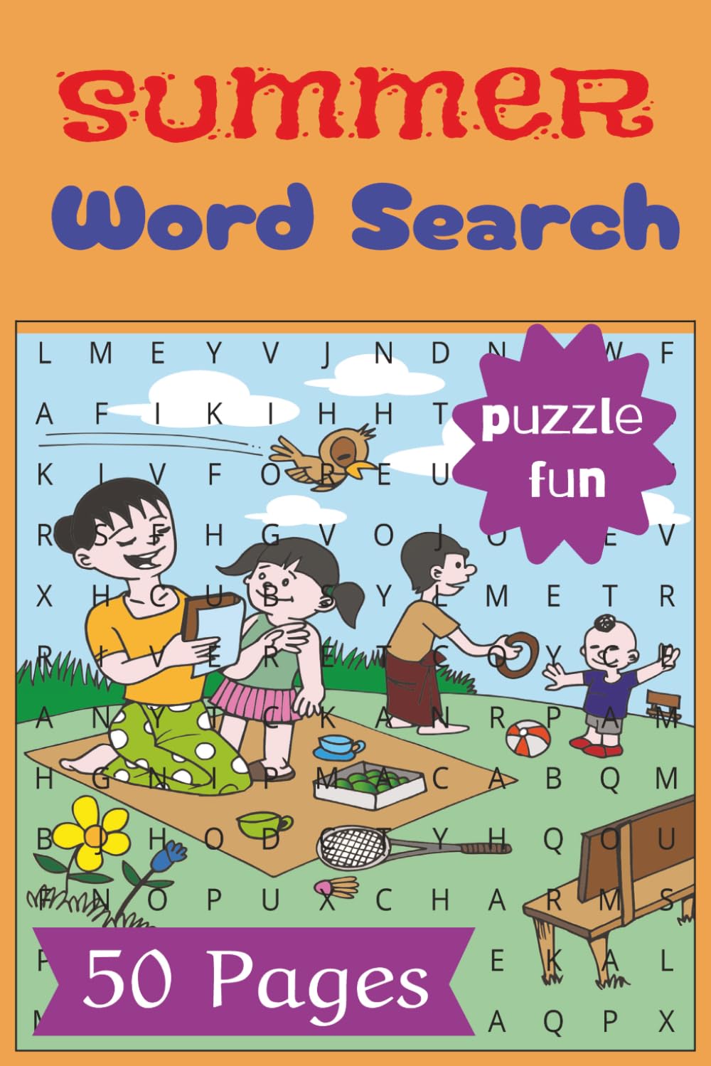 Summer Word Search Book: A Summer Activity Based Word Puzzle for Adults, Seniors and Teens
