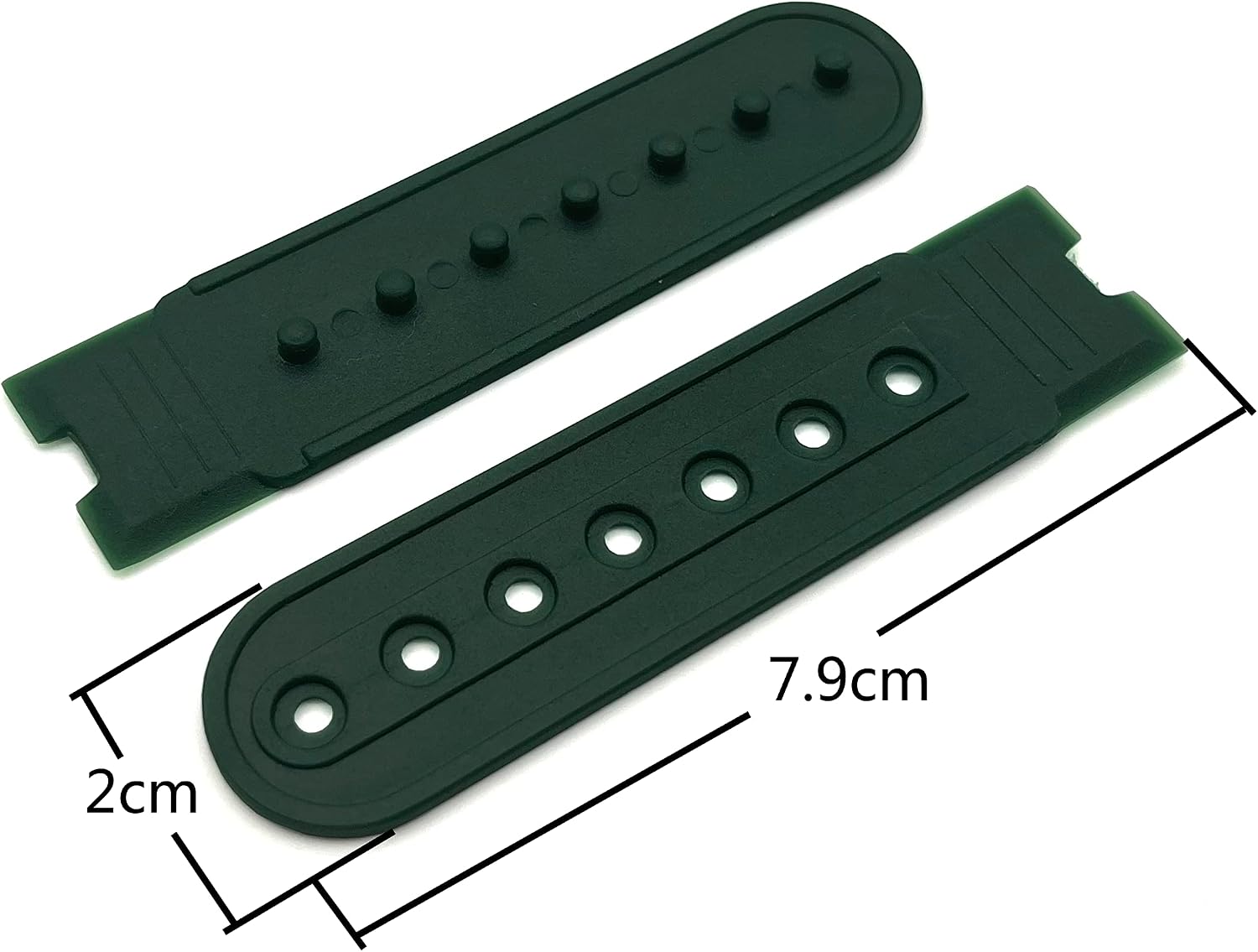 10 Pairs Plastic Snapback Strap with 7 Holes Hats Caps Replacement Fasteners Buckle Extender Repair