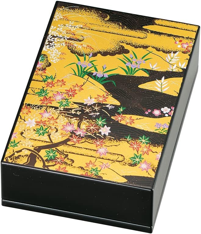 中谷兄弟商会(nakaya keitei) Nakatani Brothers Shokai 36-2807 Yamanaka Lacquerware Yamato Business Card Included Black Spring Autumn Sato